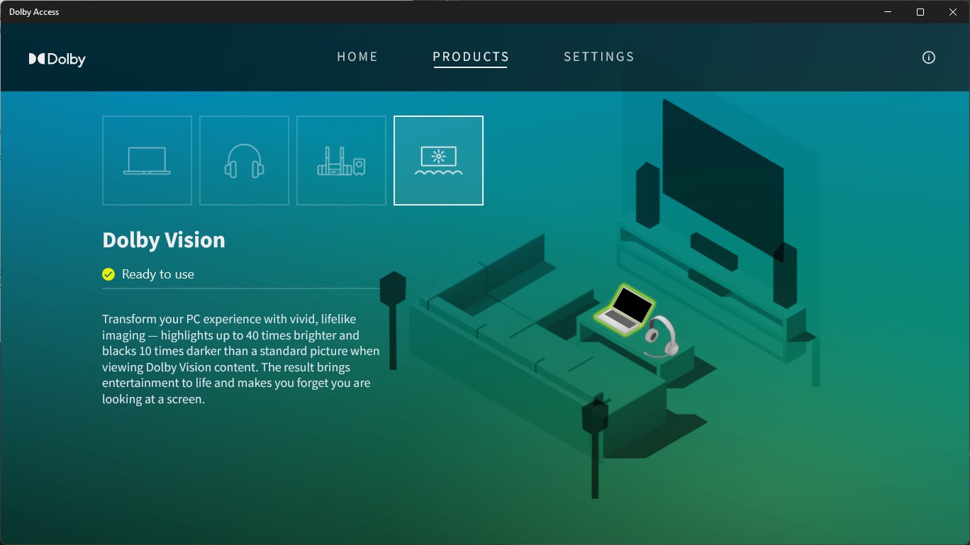 Dolby Access screenshot