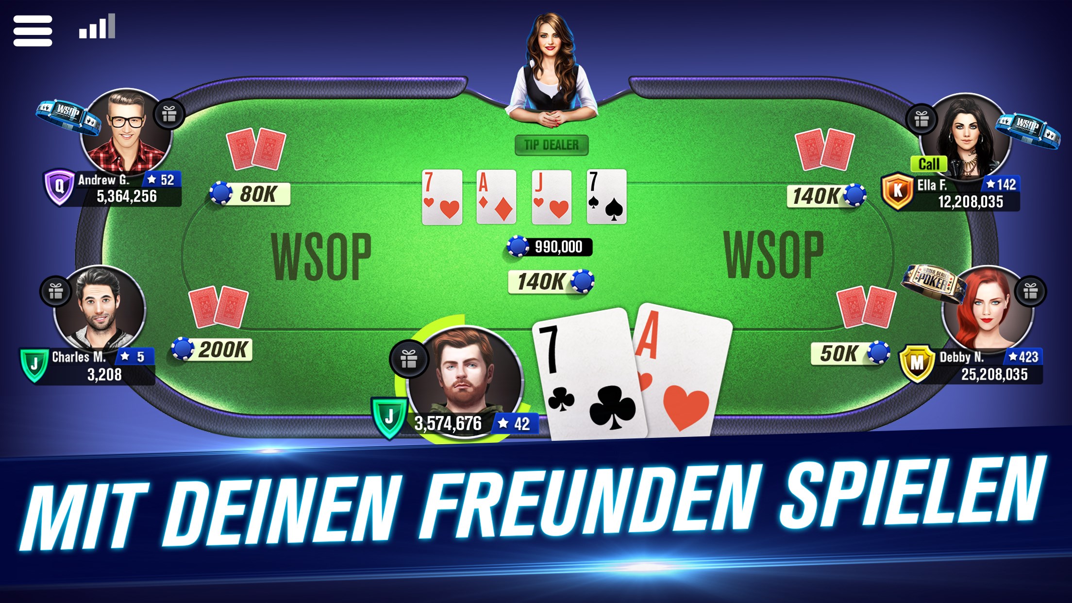 World Series of Poker Screenshot
