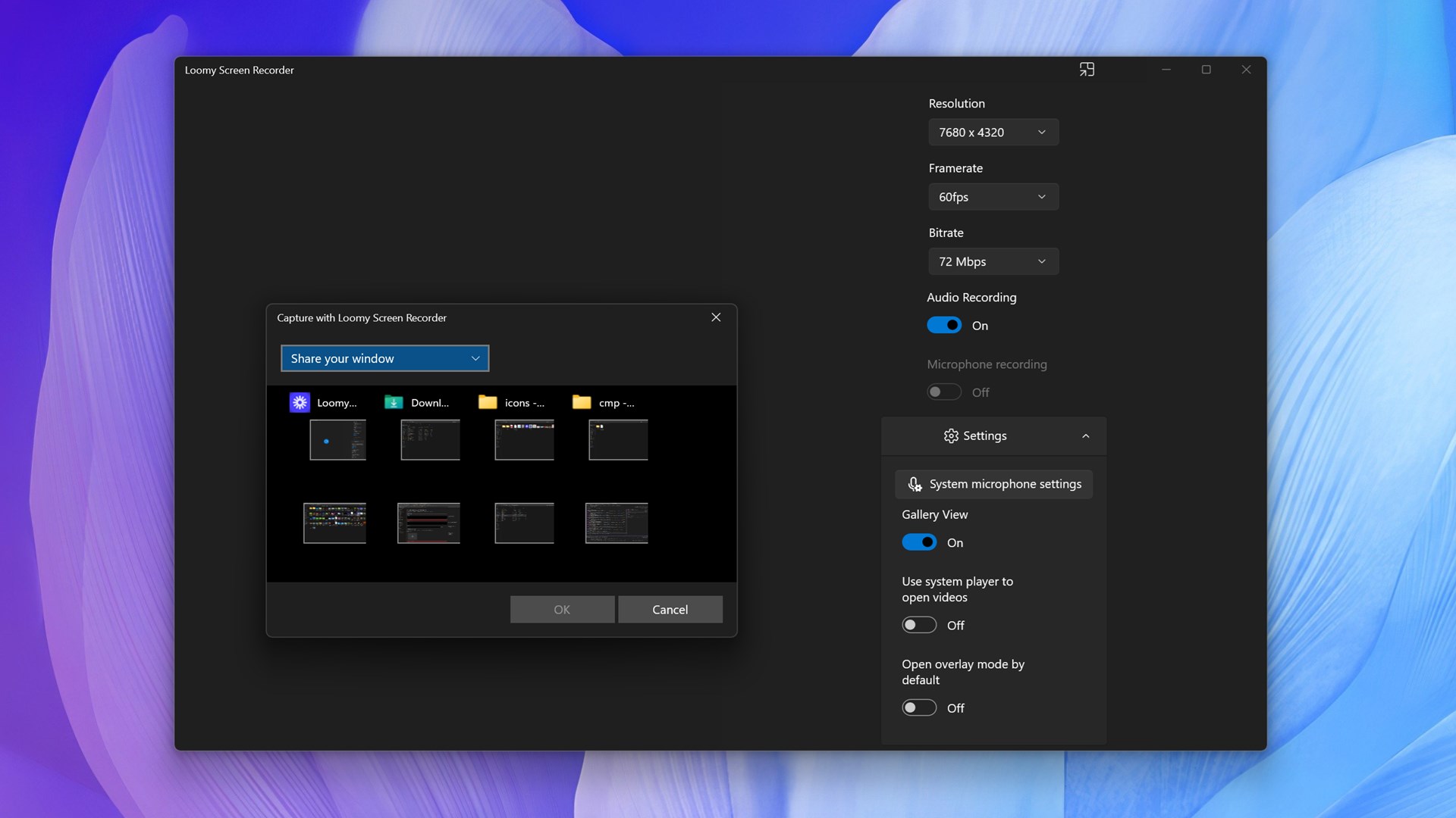 Loomy Screen Recorder Screenshot