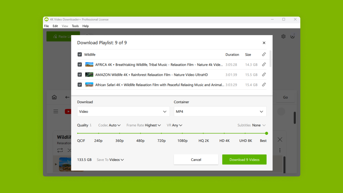 Captura de pantalla de 4K Video Downloader Plus