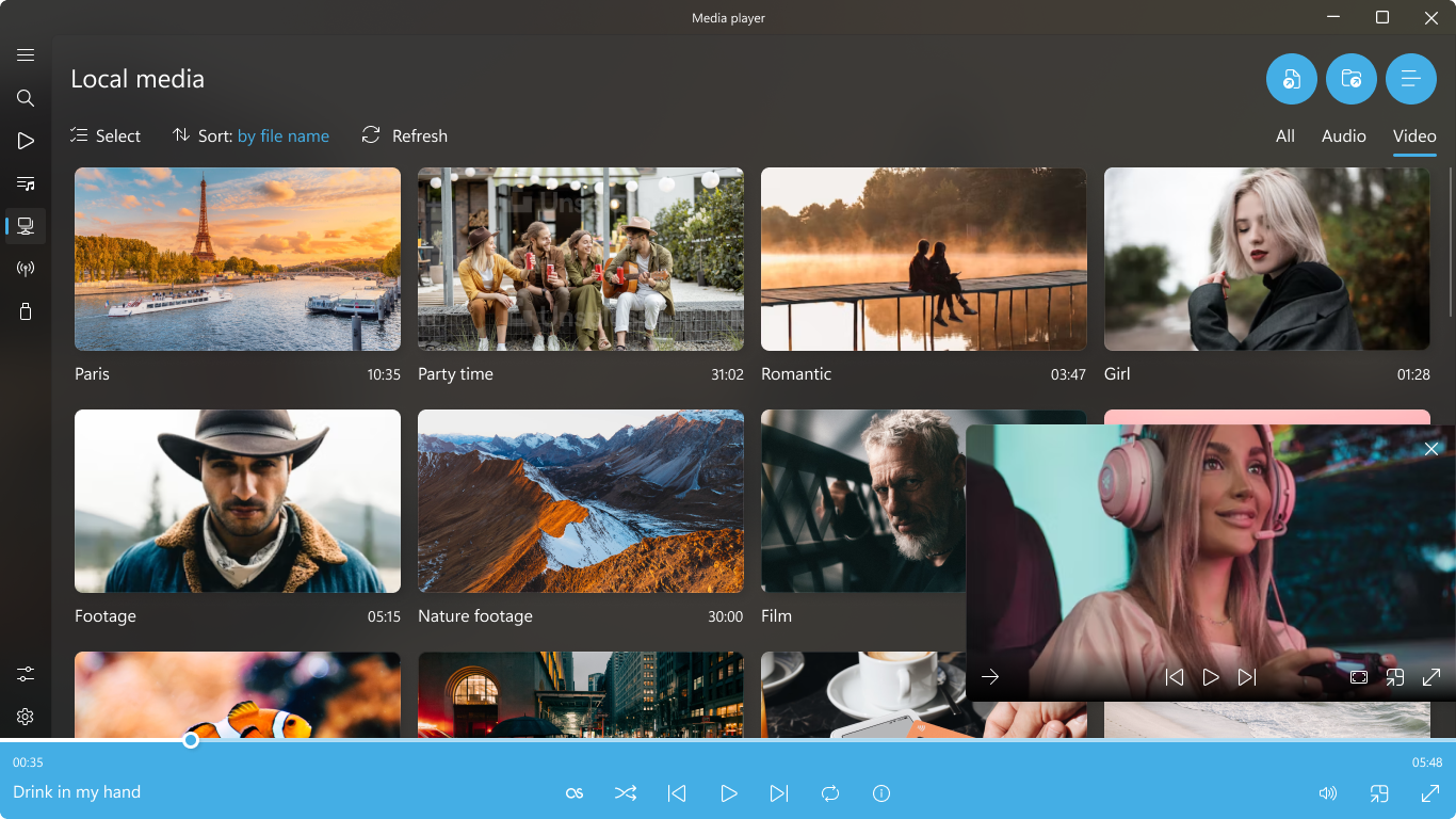 Media Player screenshot