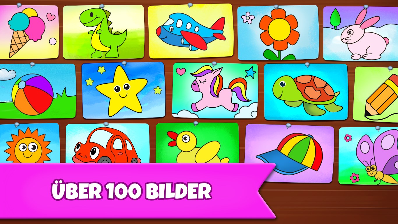 Malspiele: Zeichnen & Ausmalen für Kinder Screenshot