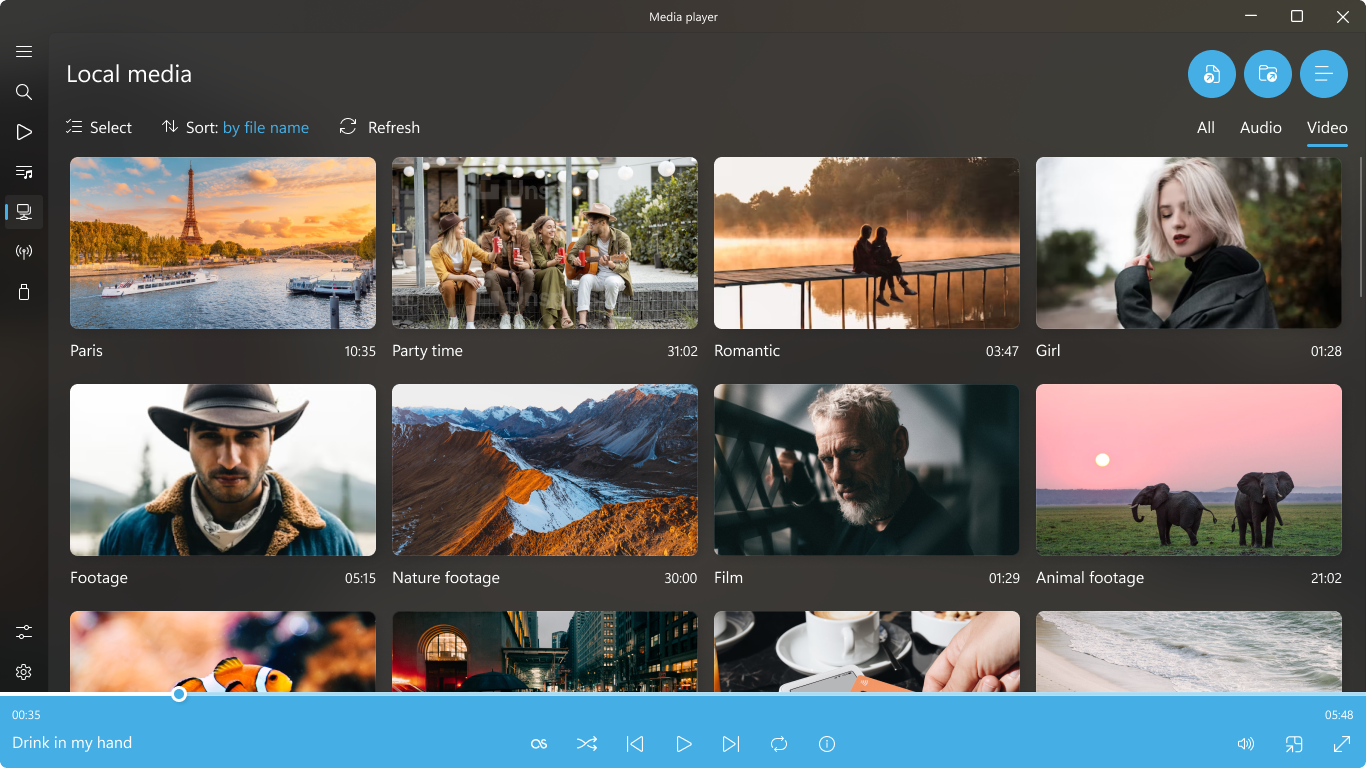 Media Player screenshot