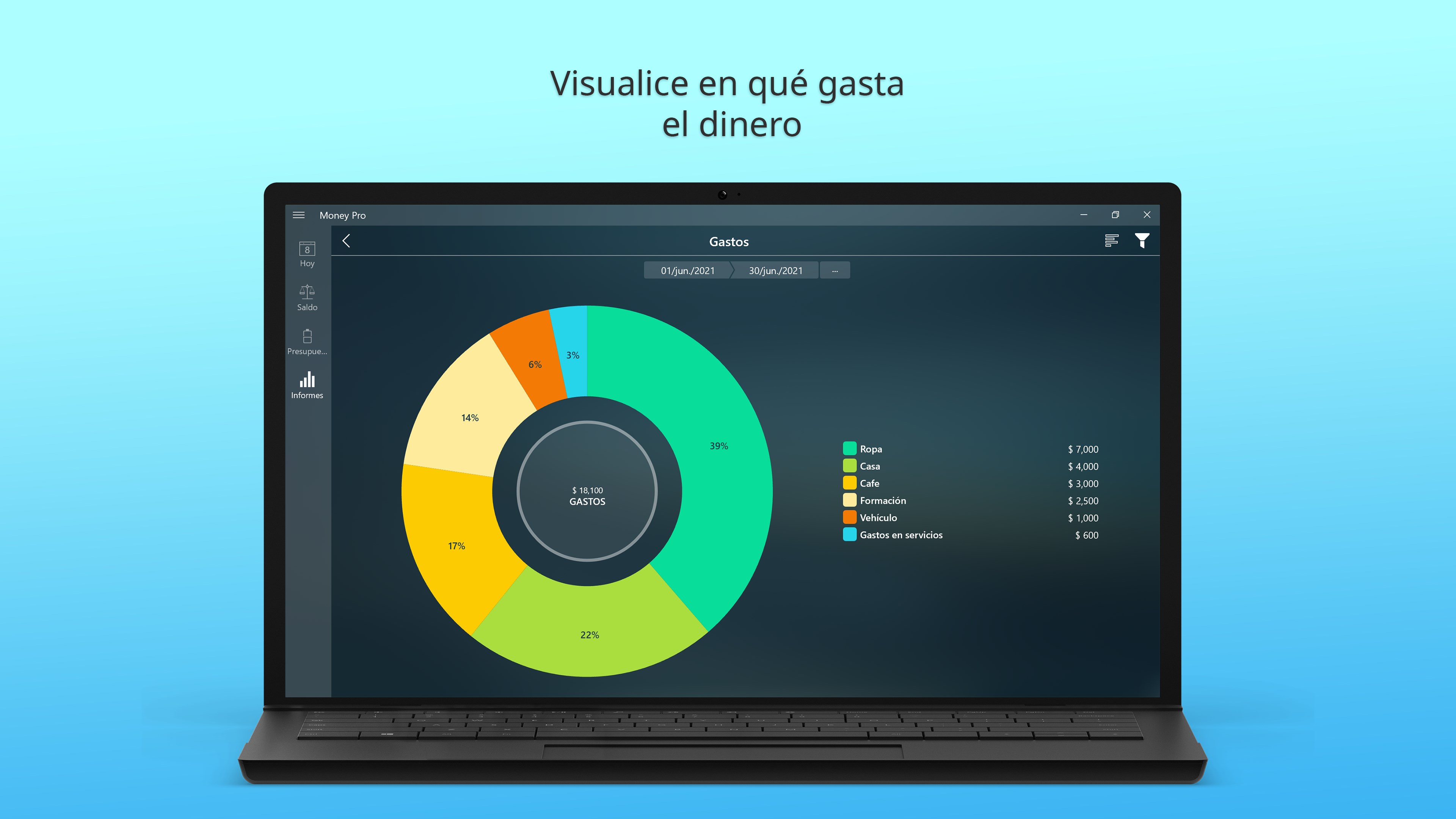 Captura de pantalla de Money Pro - Finanzas Personales, Presupuesto