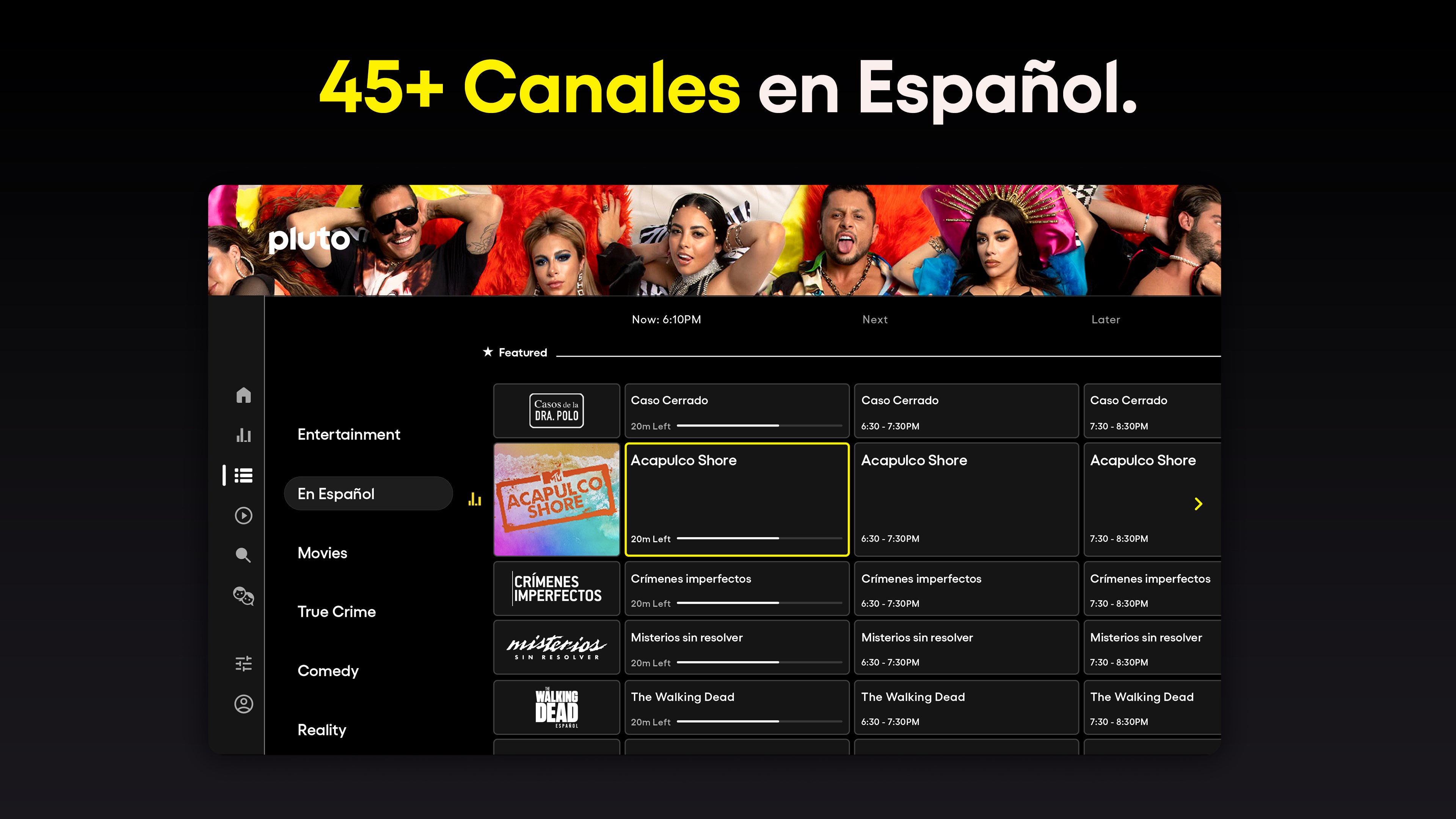 Pluto TV screenshot