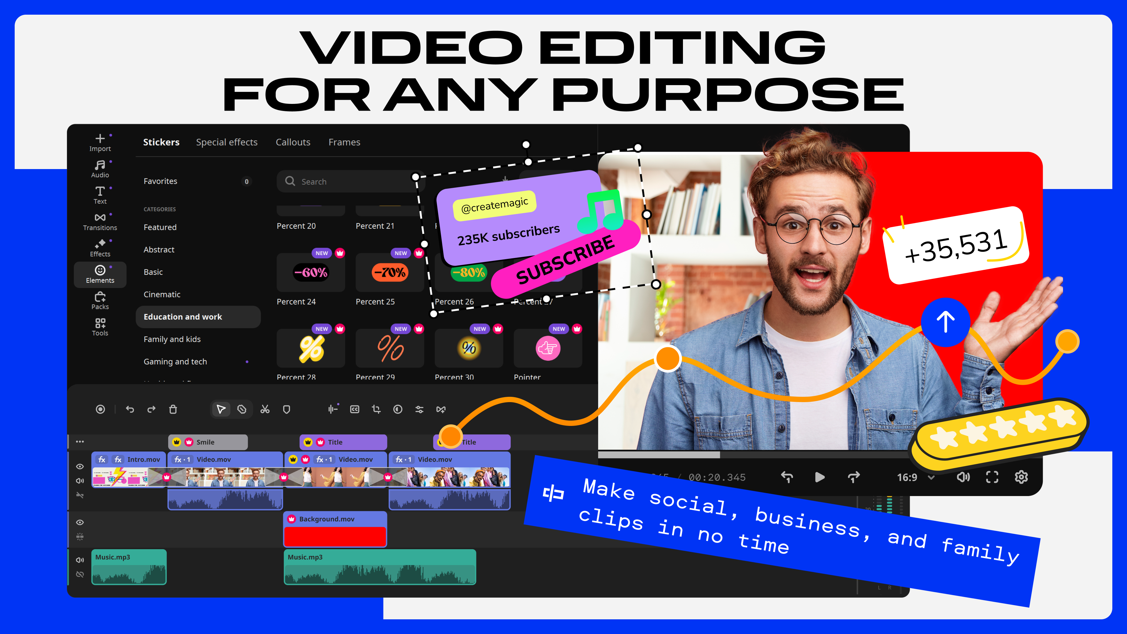 Movavi Video Editor - Movie Maker screenshot