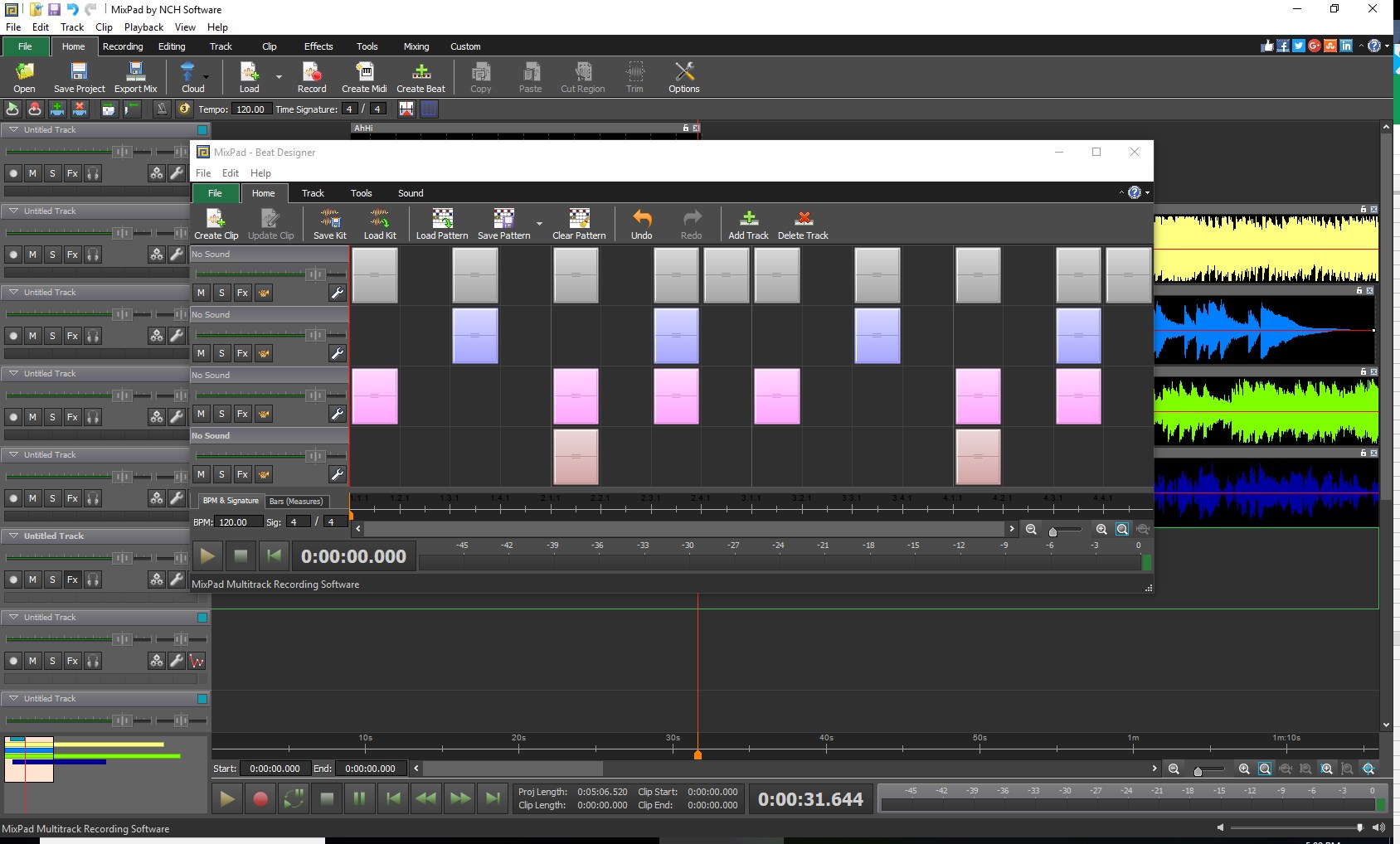 MixPad screenshot