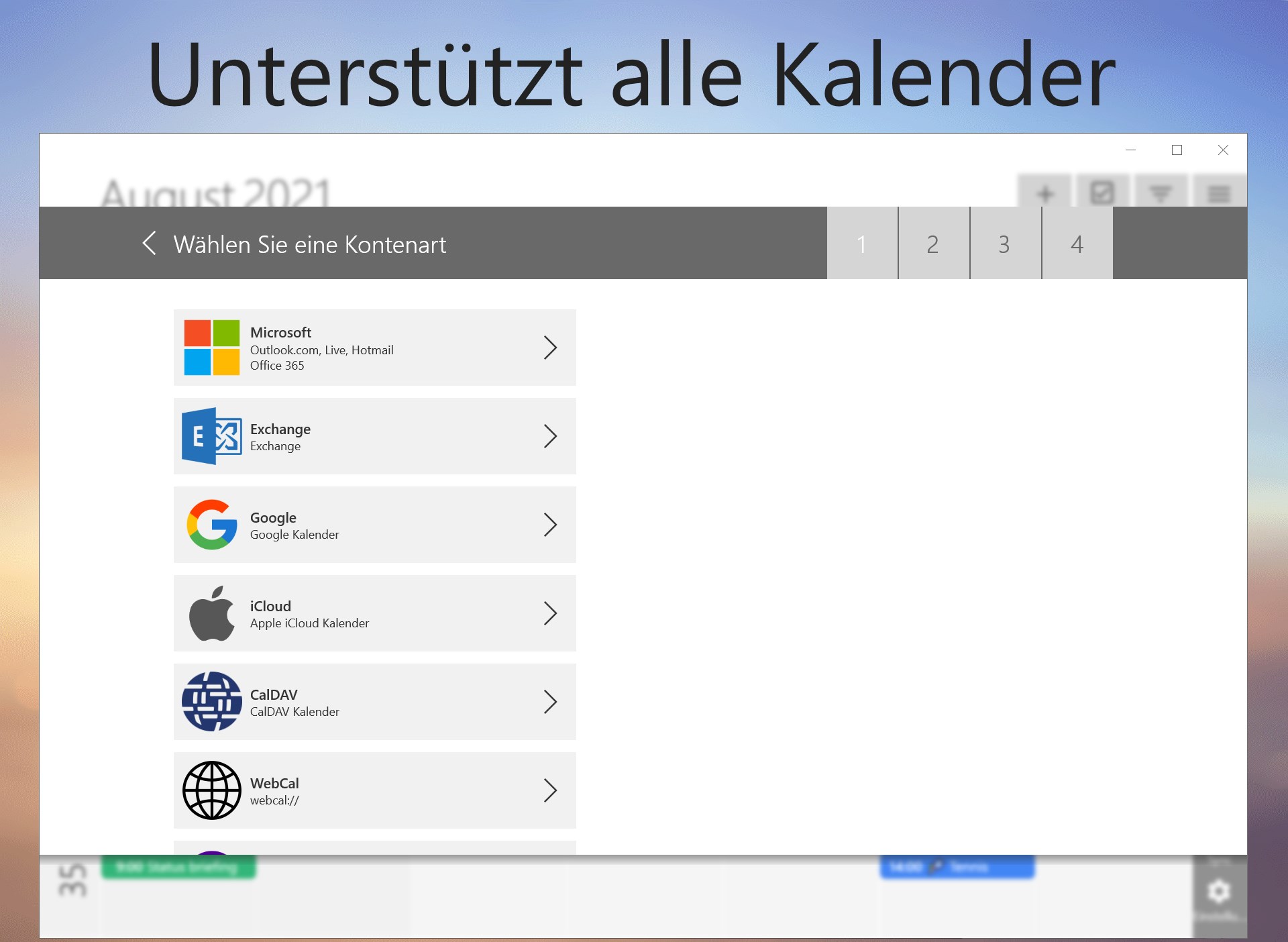 One Calendar Screenshot