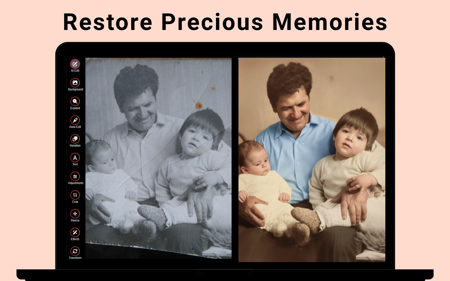 Tangra AI Photo Editor Screenshot
