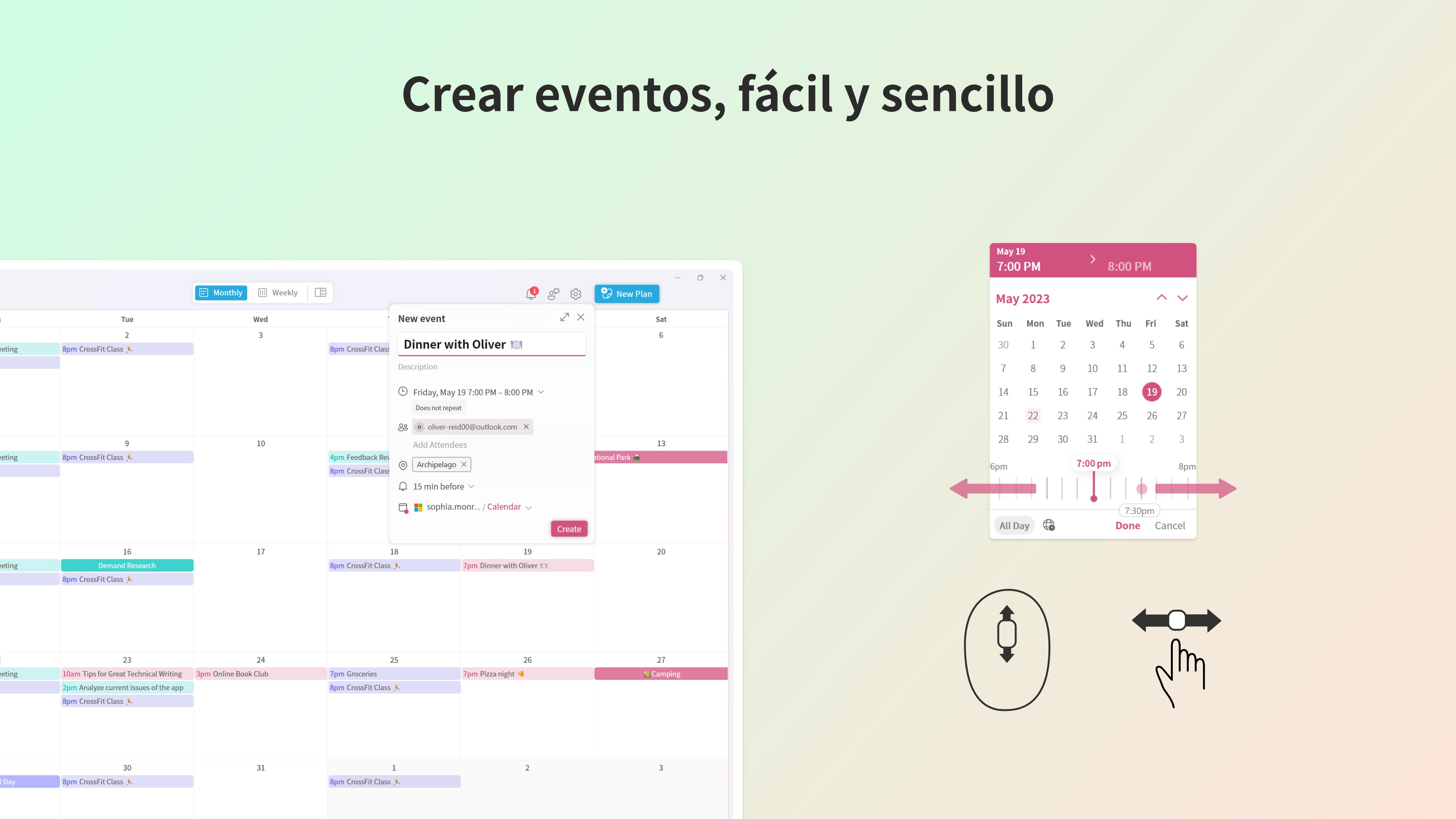 Captura de pantalla de Me Calendar
