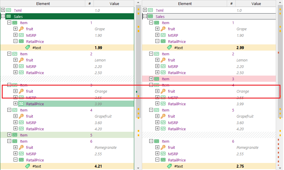 xlCompare screenshot