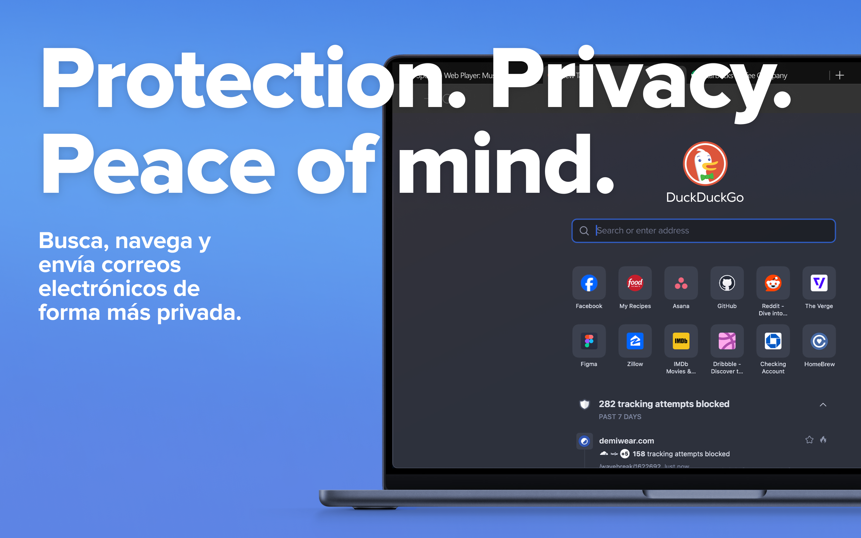 Captura de pantalla de DuckDuckGo, Duck.ai (optional)