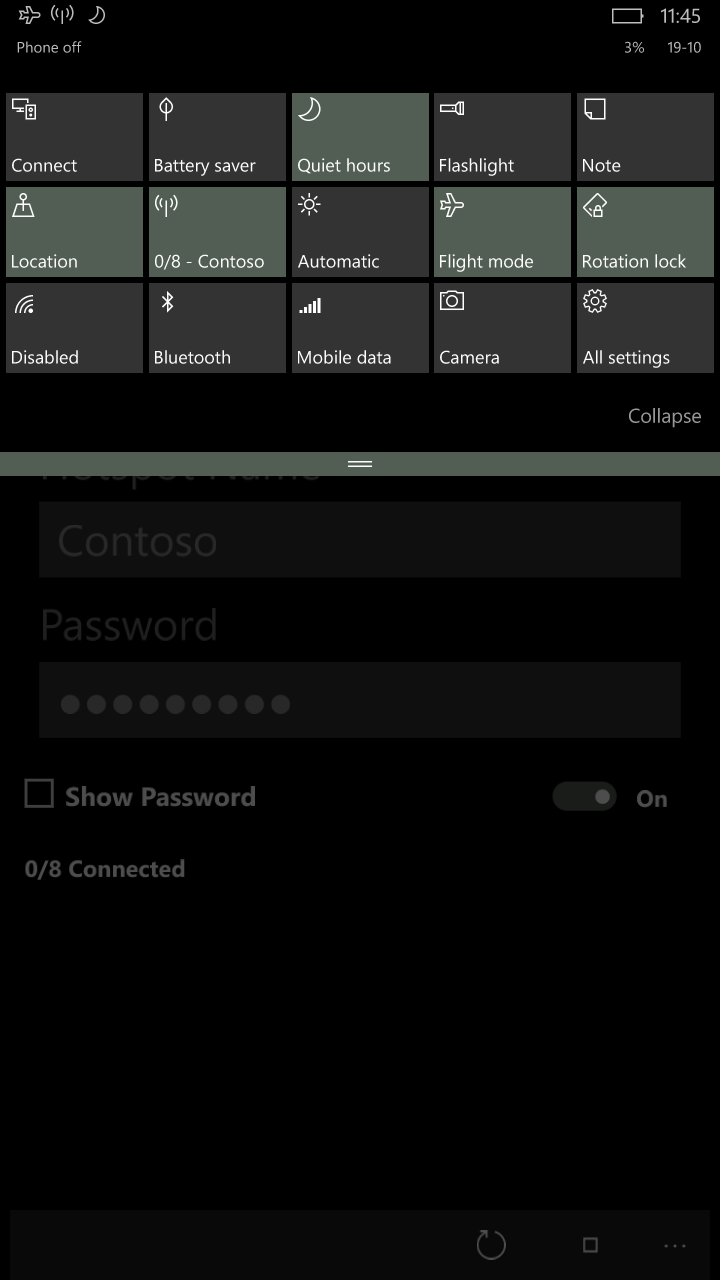 Hotspot screenshot