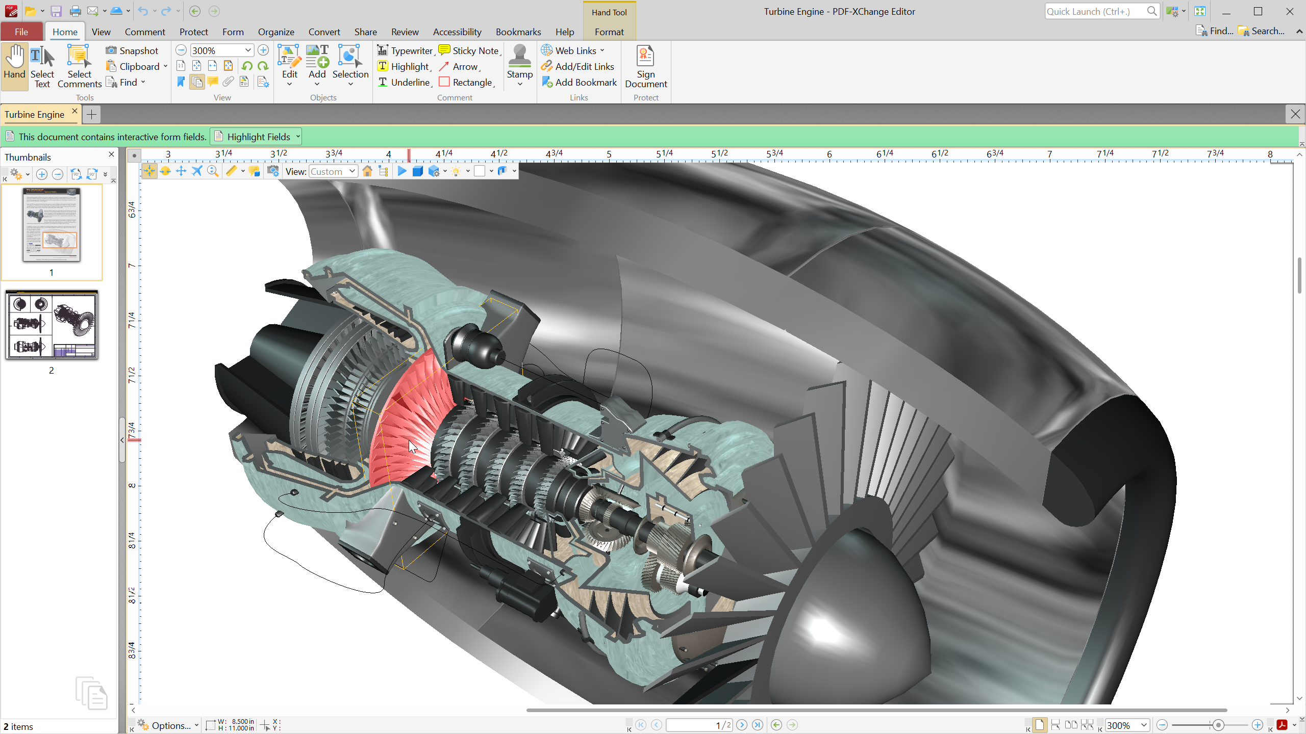 Captura de pantalla de PDF-XChange Editor