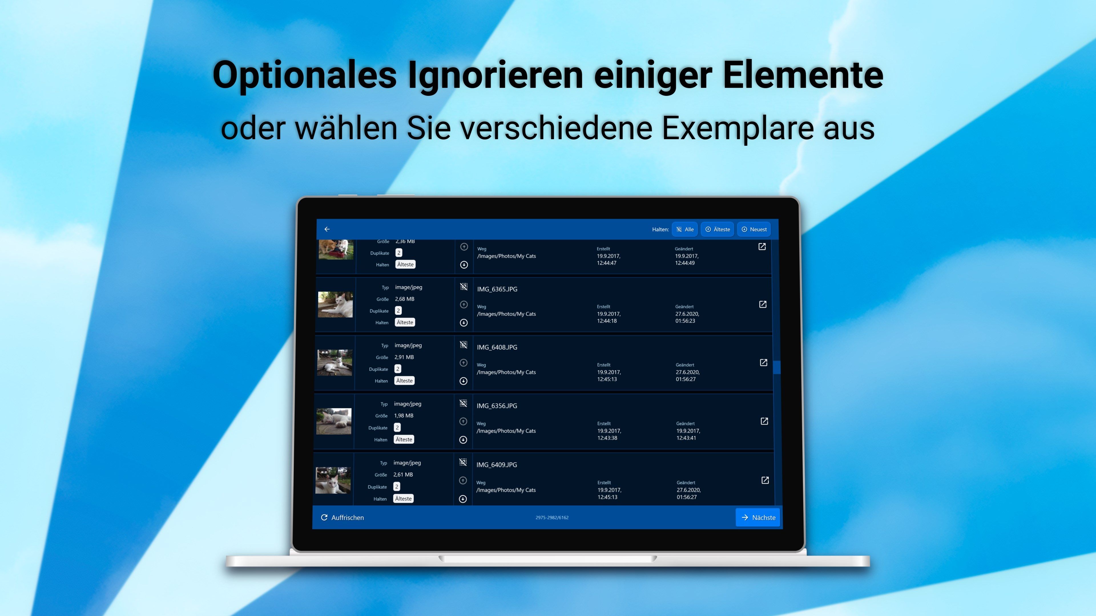 DeDuplicate - Cloud-Reiniger Screenshot