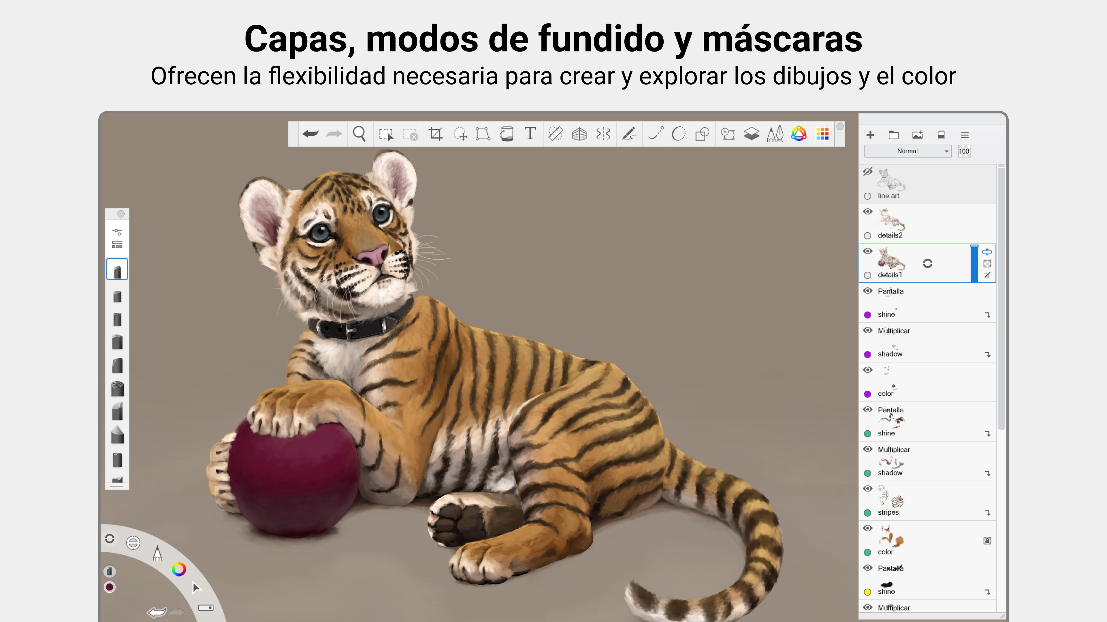 Captura de pantalla de Sketchbook Pro