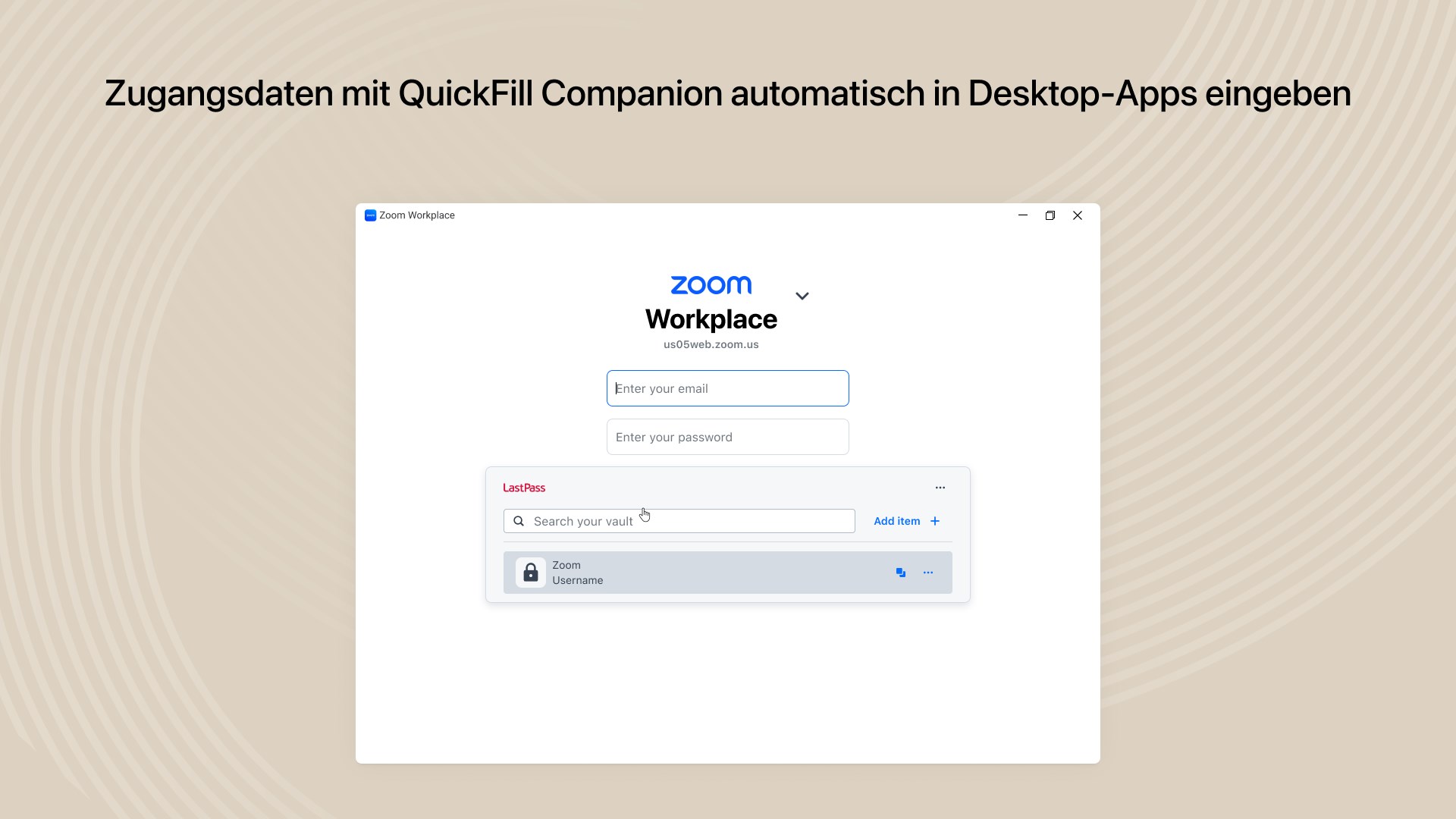 LastPass for Desktop Screenshot