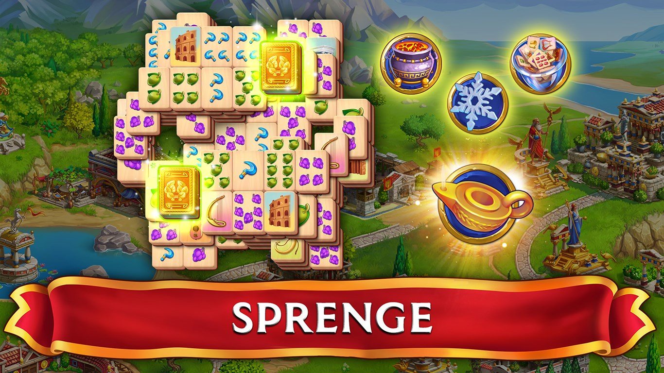 Emperor of Mahjong: Steine finden & Stadt erneuern Screenshot