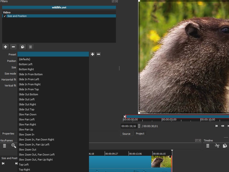 Shotcut screenshot