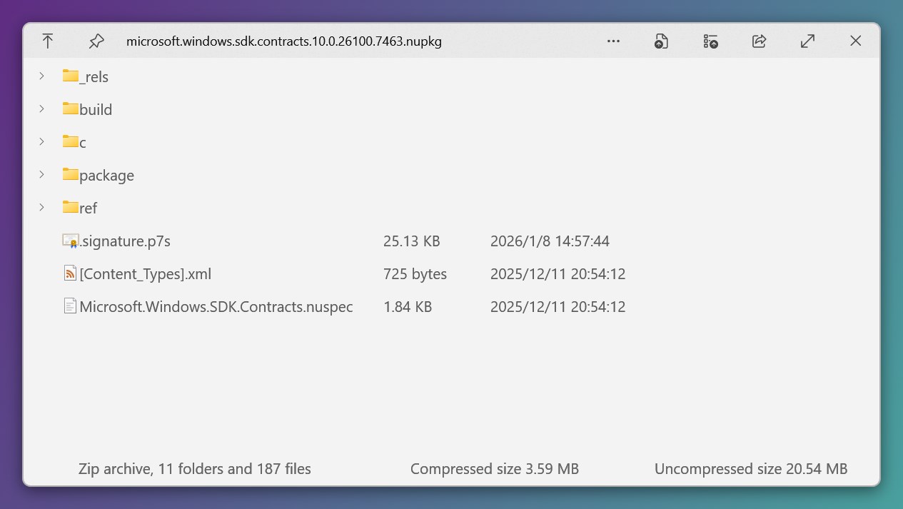 Captura de pantalla de QuickLook