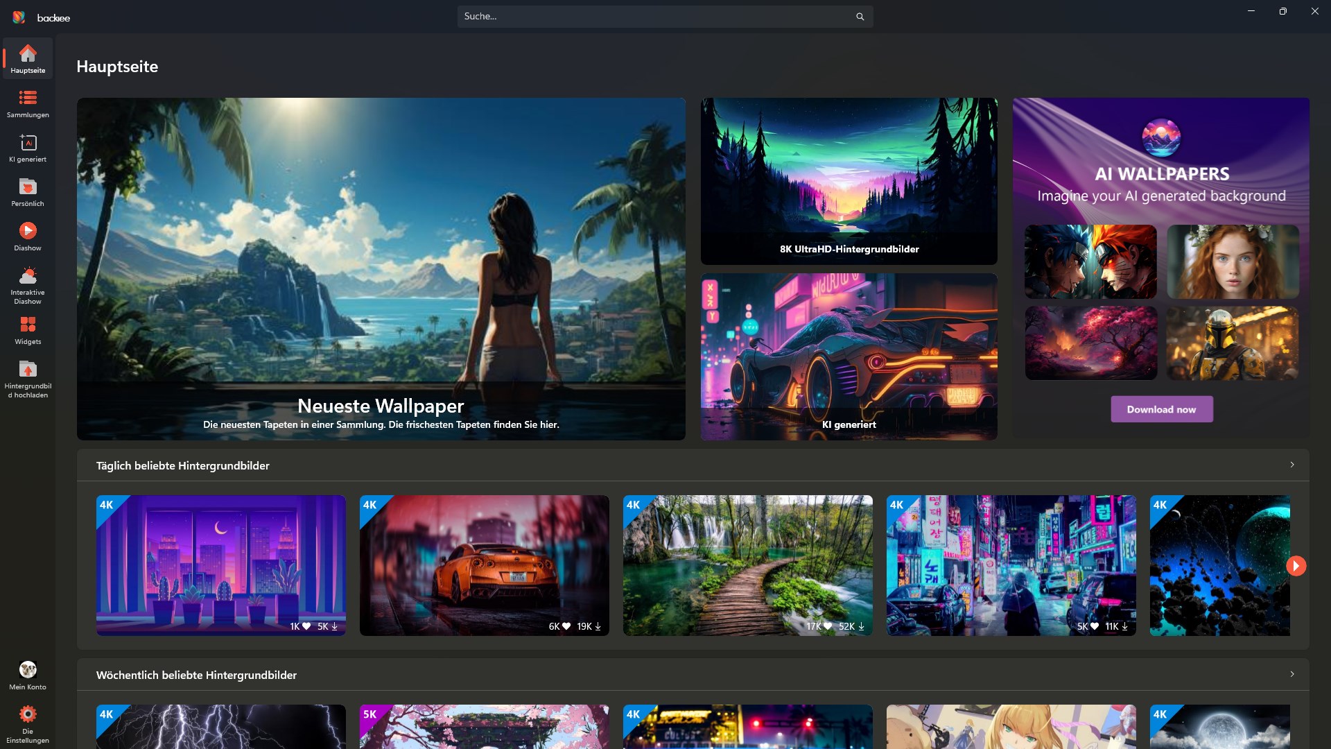 backiee - Wallpaper Studio 10 Screenshot