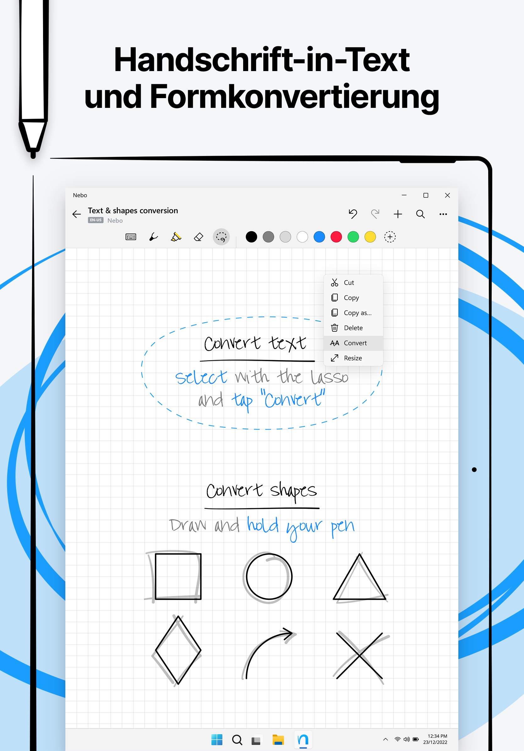 Nebo Screenshot