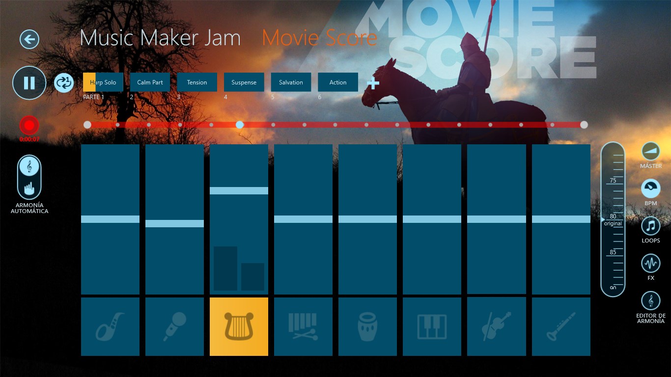 Captura de pantalla de Music Maker Jam