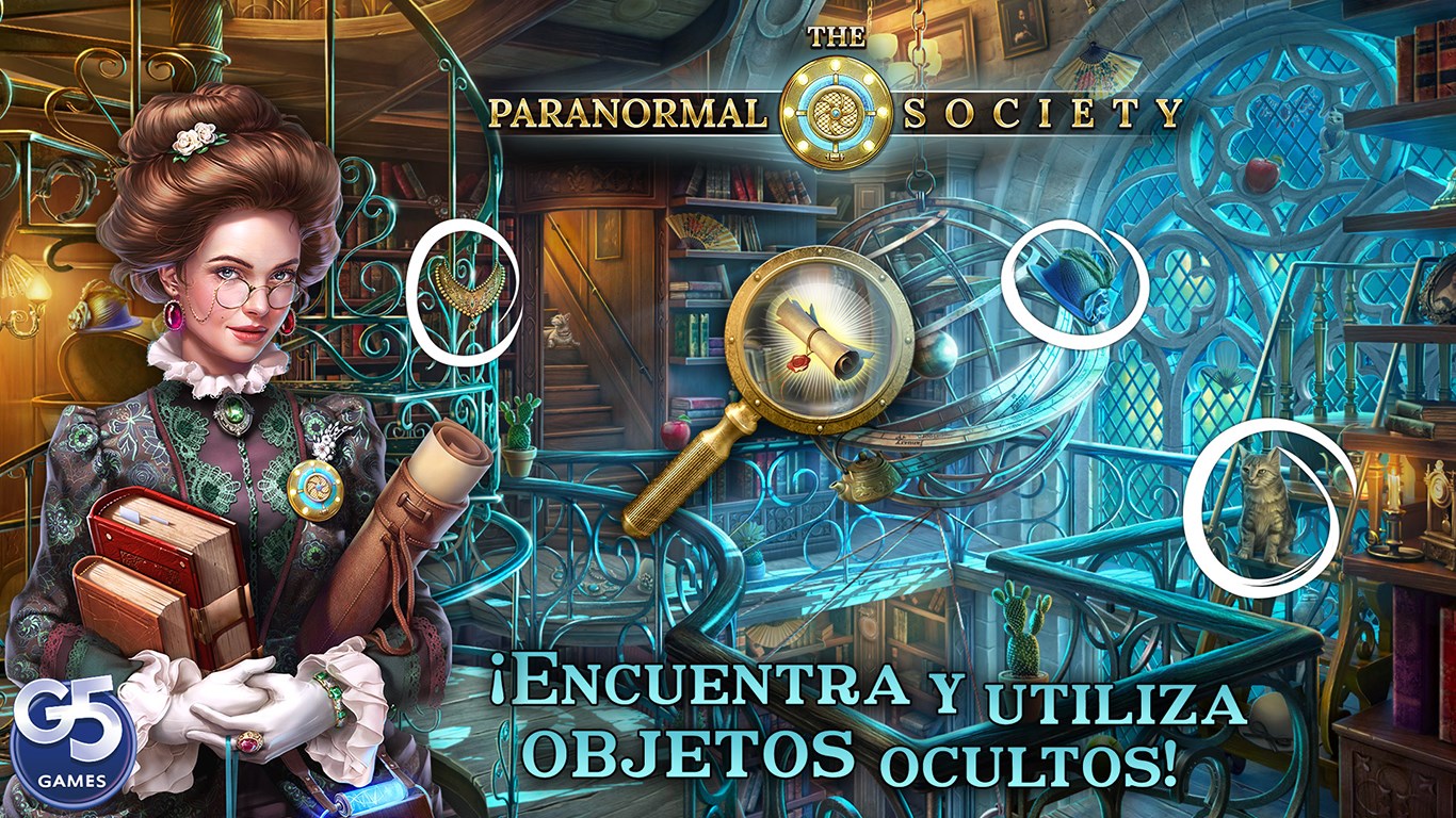 Captura de pantalla de The Paranormal Society: Aventura de objetos ocultos