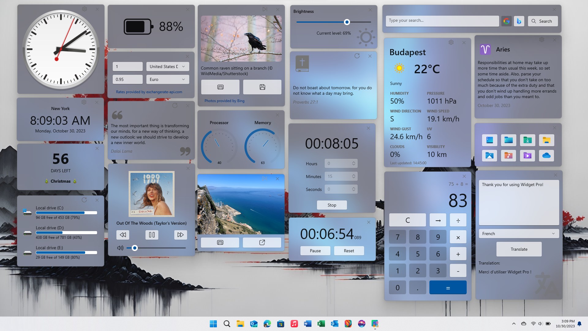 Widget Pro screenshot