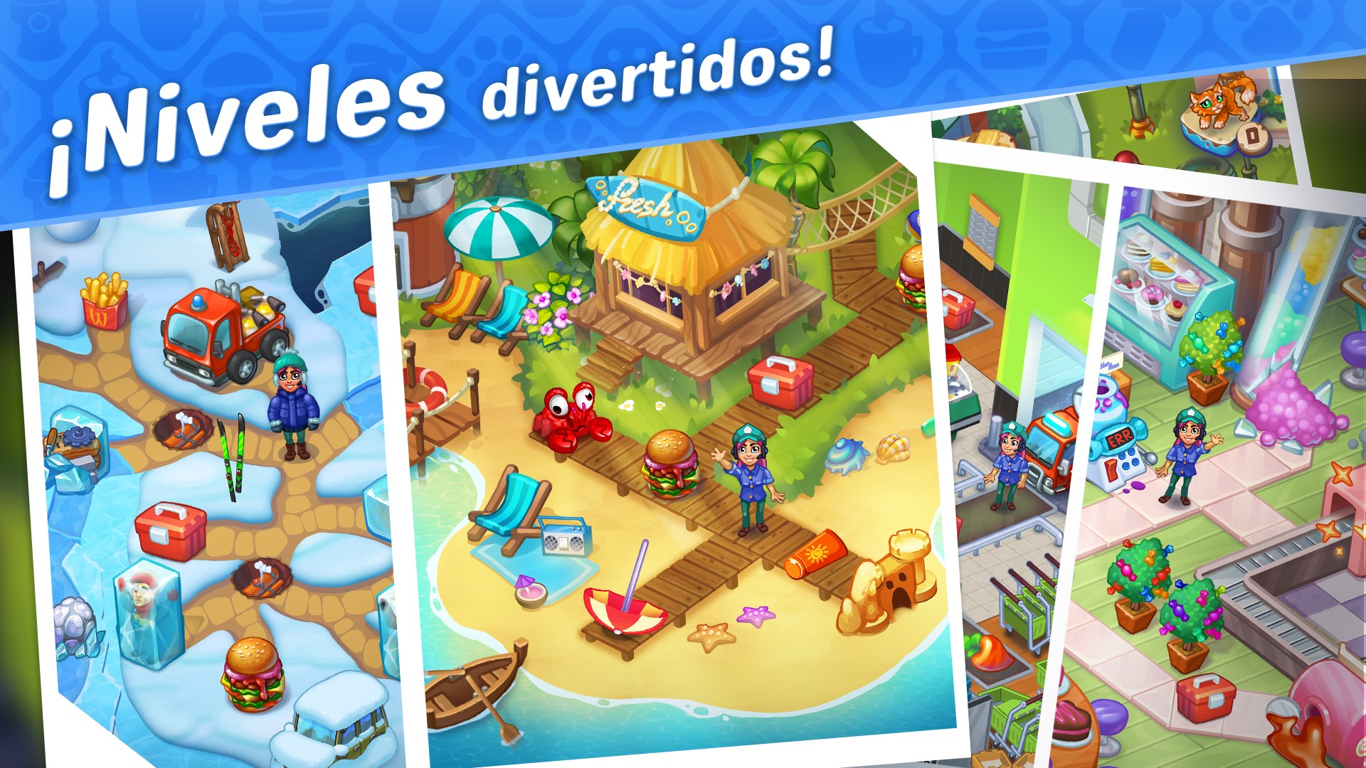 Captura de pantalla de Rescue Dash Time Management Game