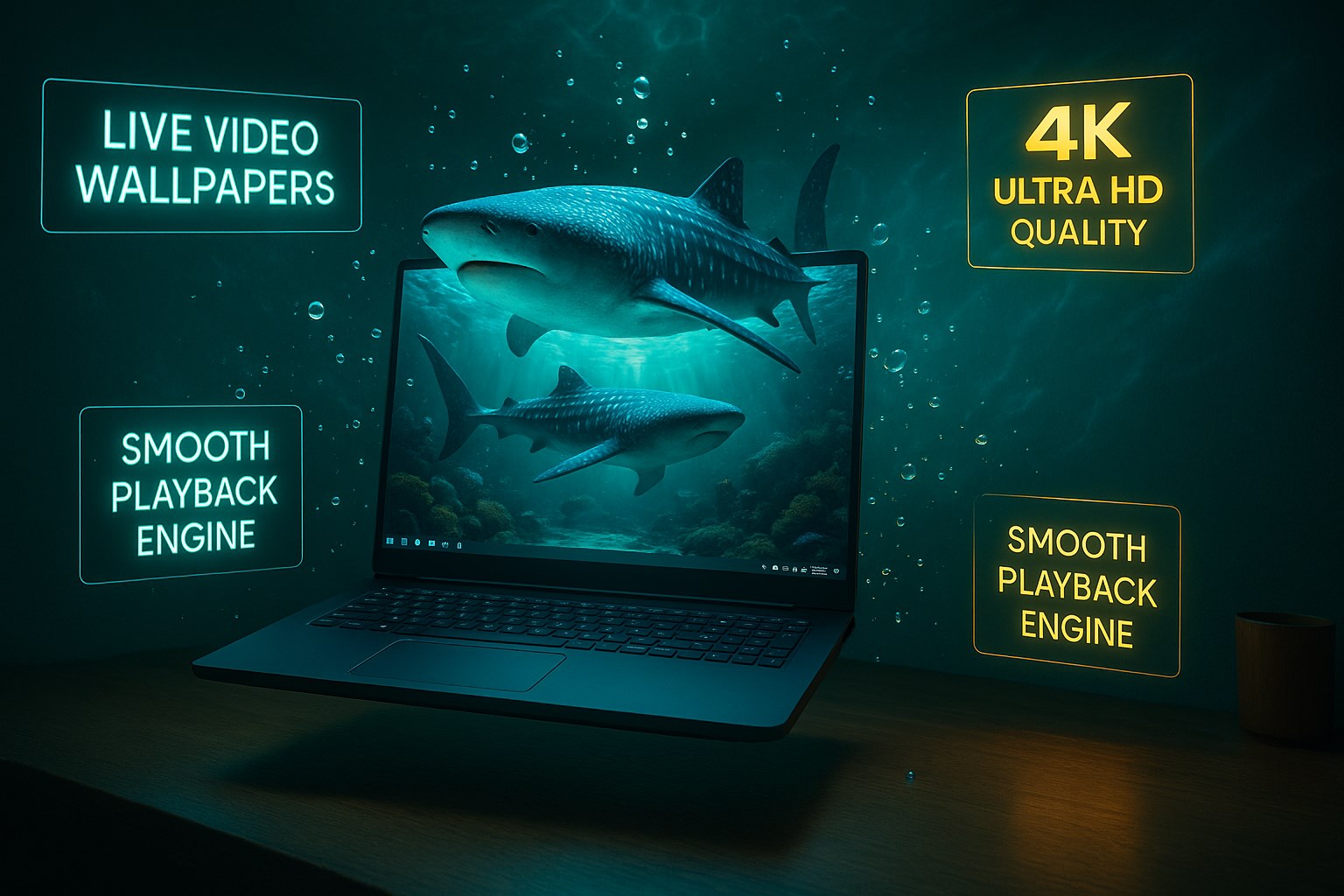 Aquarium Live Wallpapers 4K — Desktop & Lock Screen Screenshot