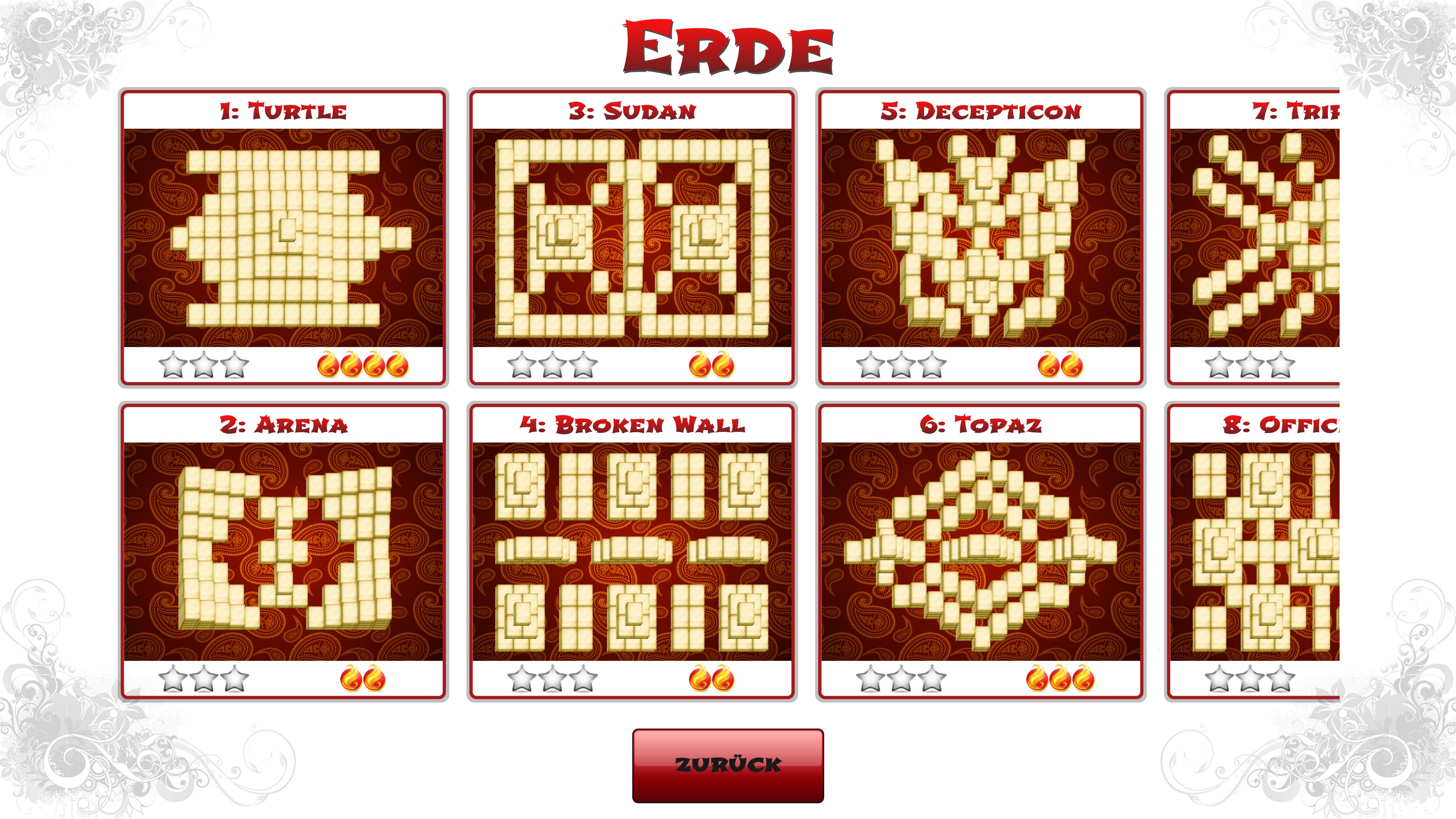 Mahjong Solitaire Screenshot