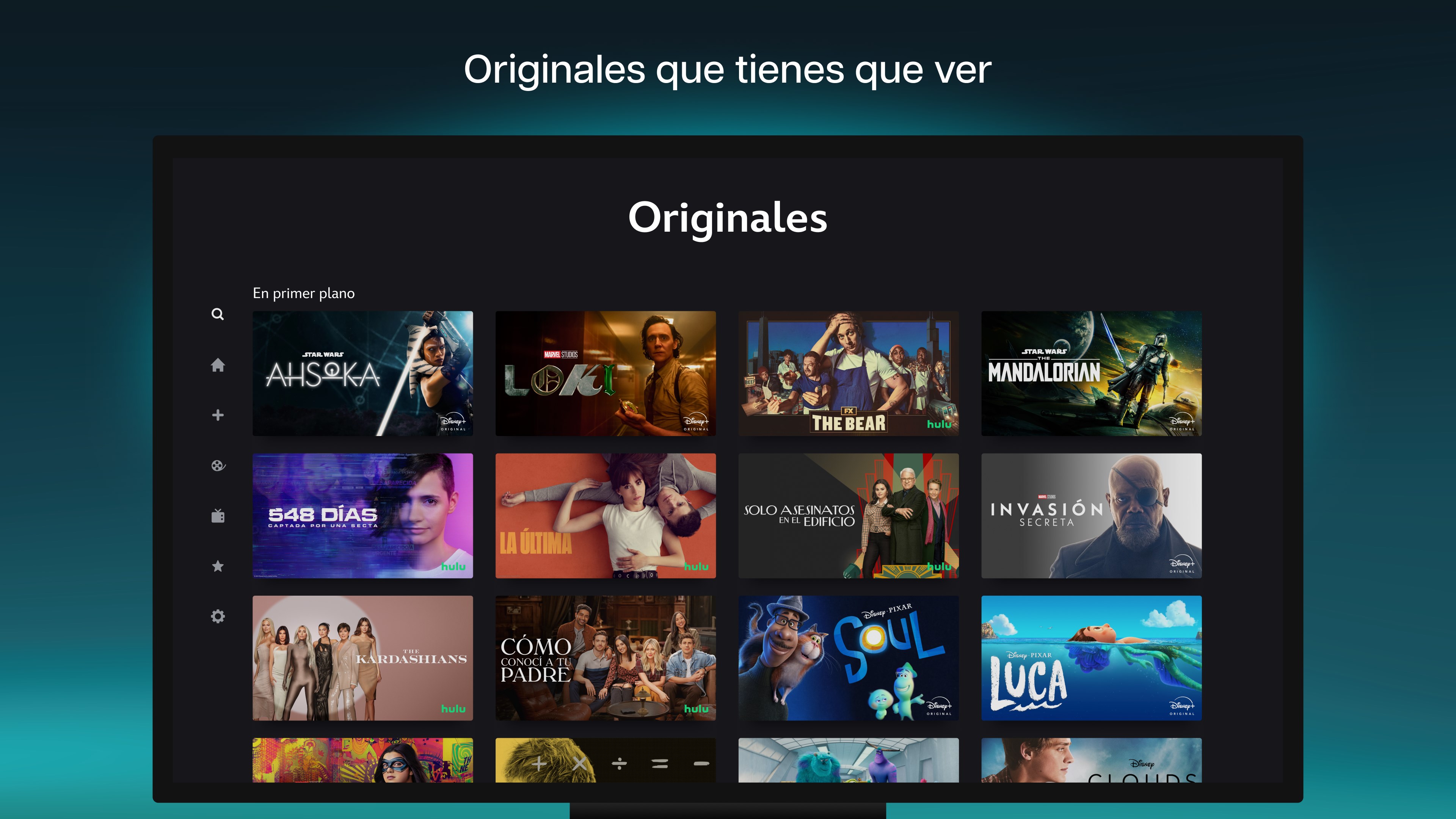 Captura de pantalla de Disney+