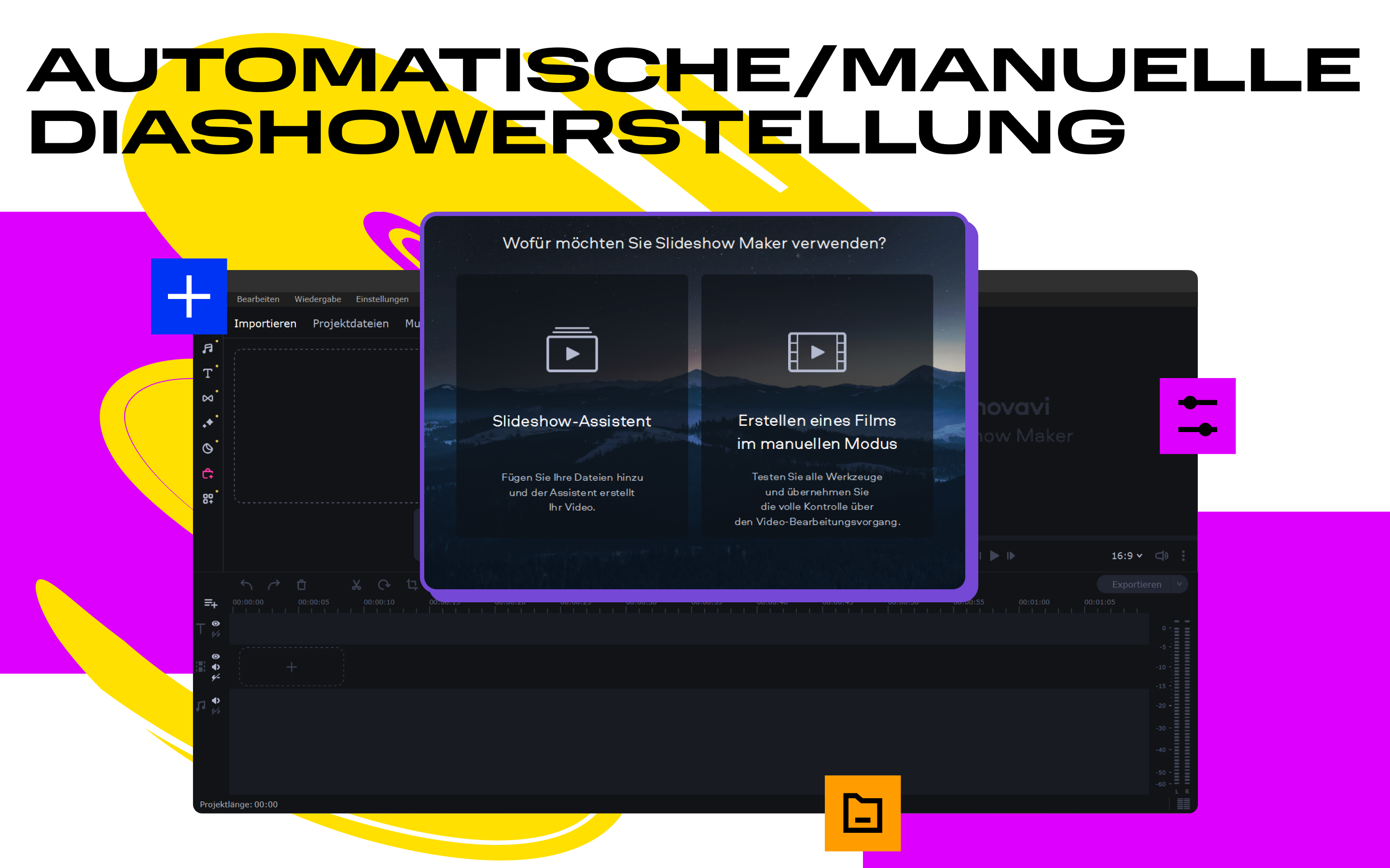 Movavi Slideshow Maker Screenshot
