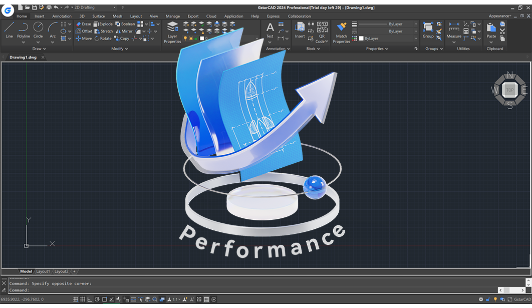 GstarCAD screenshot