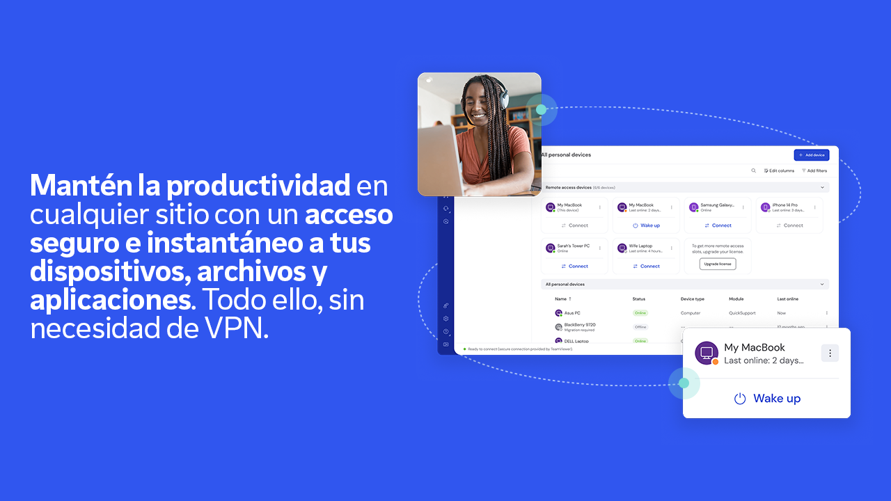 Captura de pantalla de TeamViewer Remote