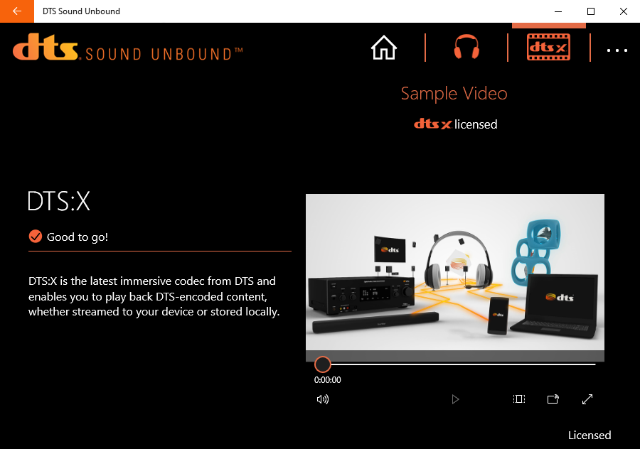DTS Sound Unbound screenshot