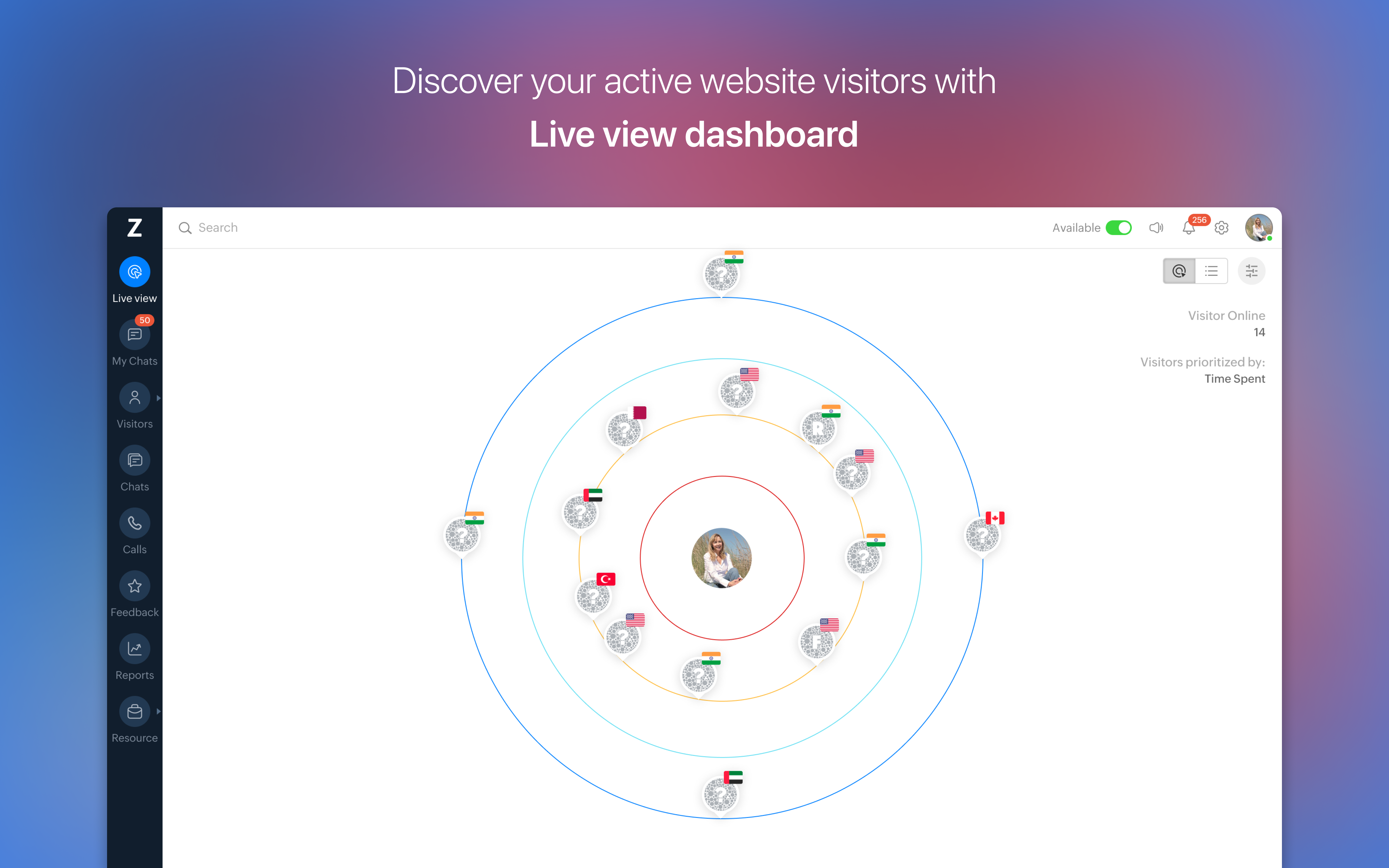 SalesIQ screenshot