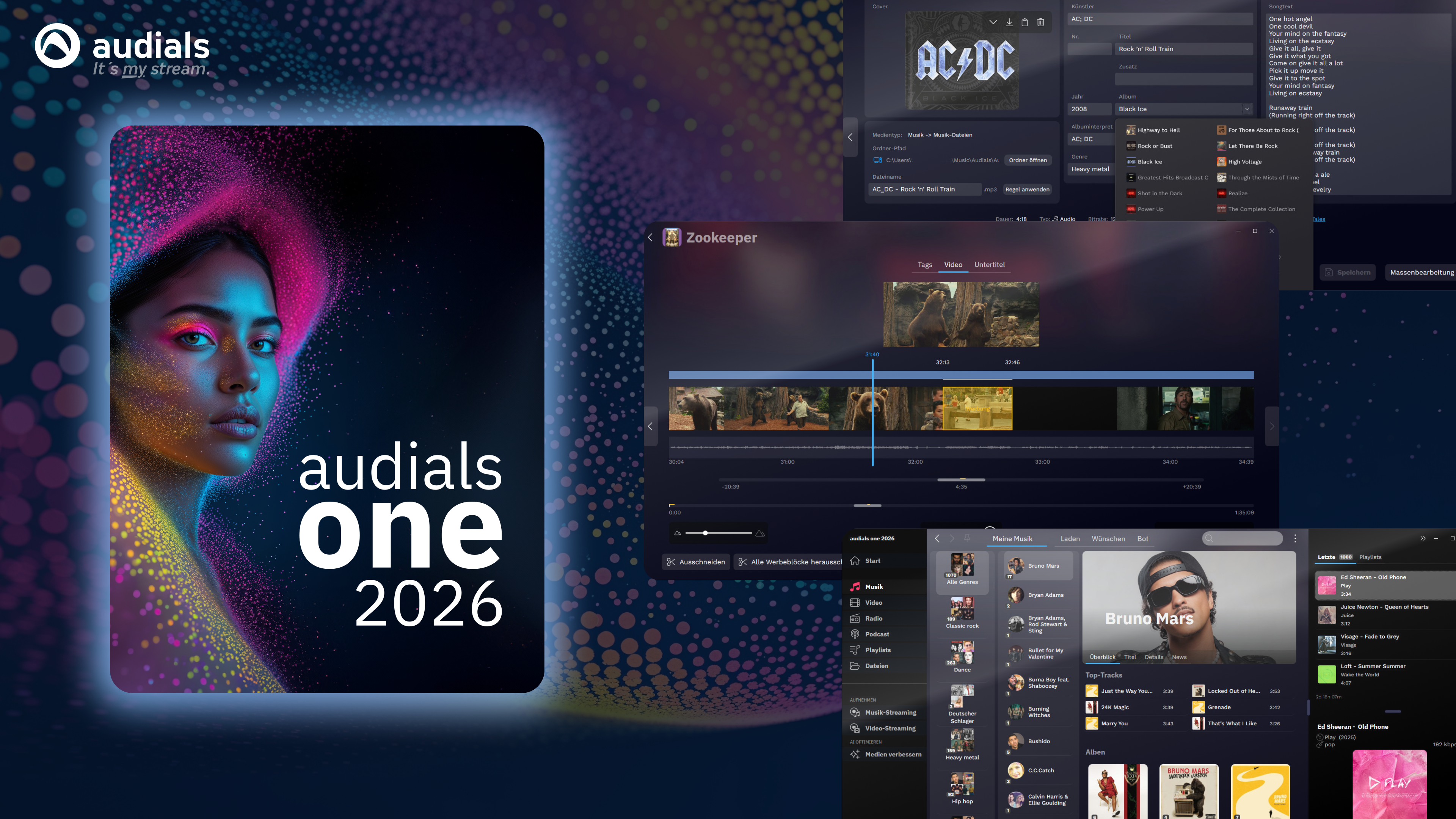 Captura de pantalla de Audials One 2026