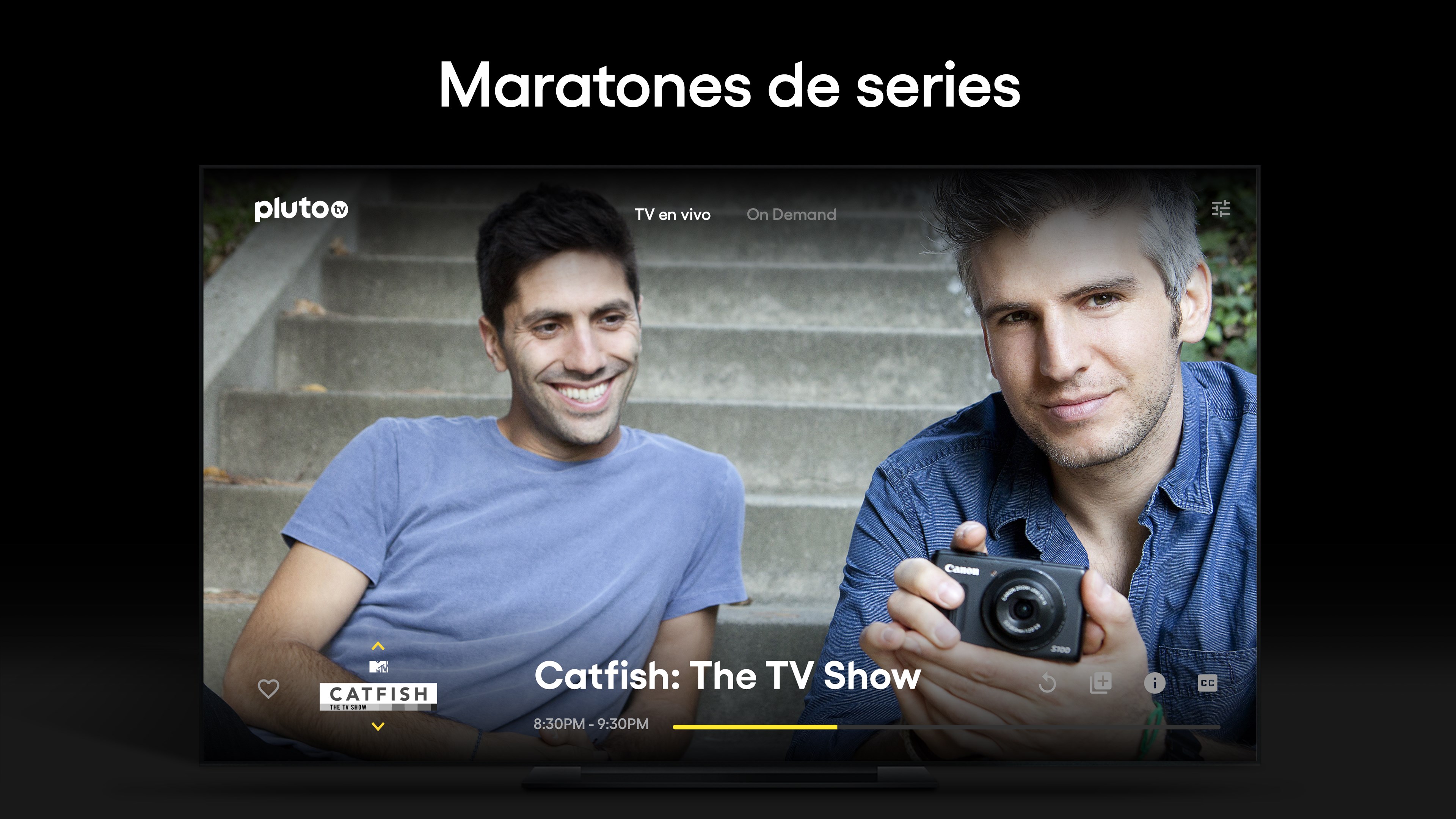 Captura de pantalla de Pluto TV