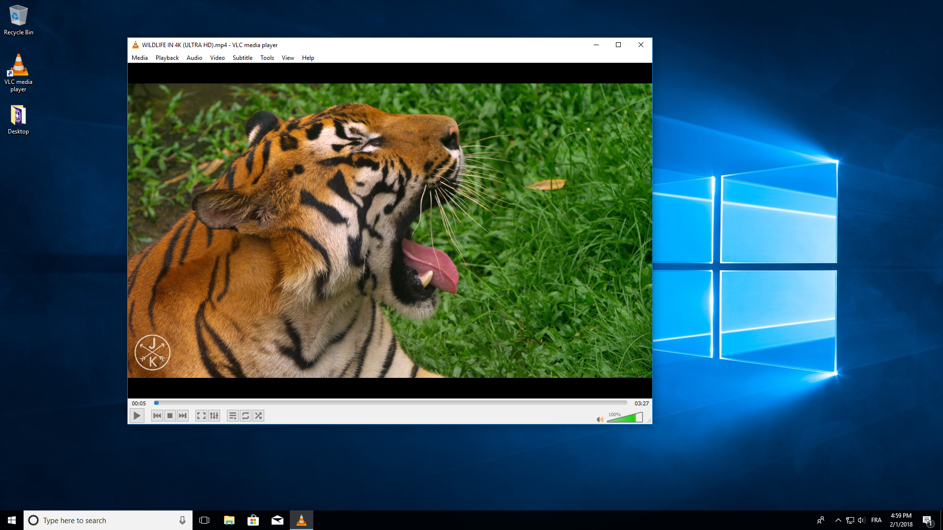 VLC screenshot