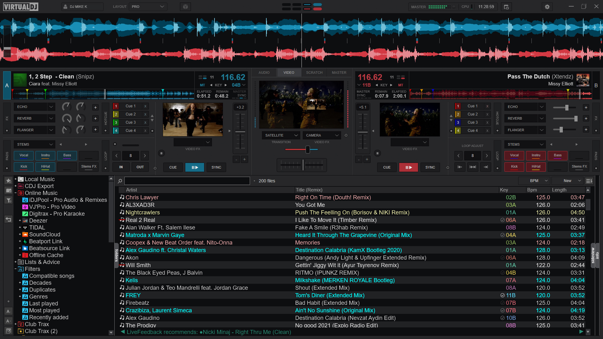 Captura de pantalla de VirtualDJ