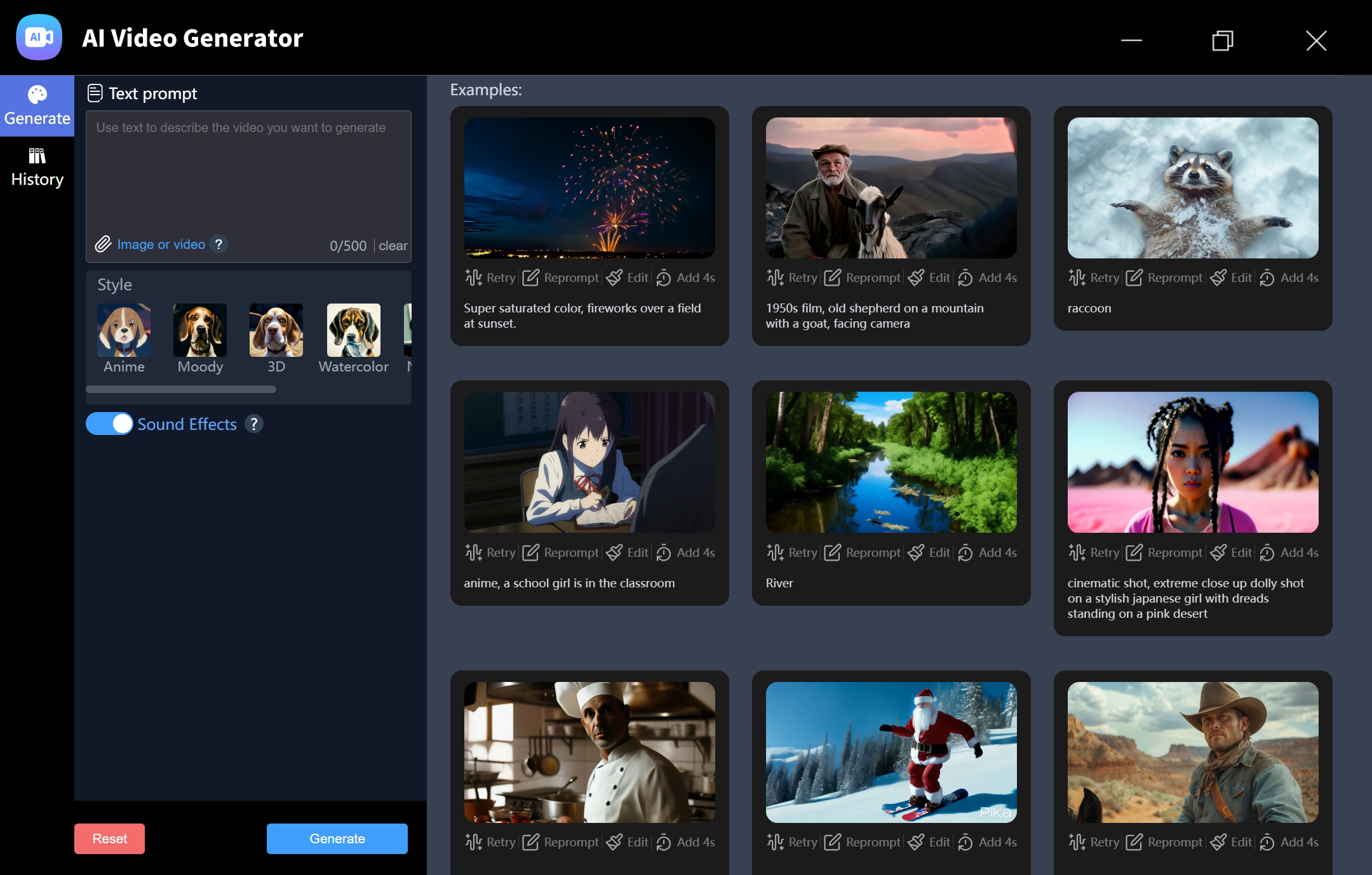 AI Video Generator - Text zu Video Screenshot