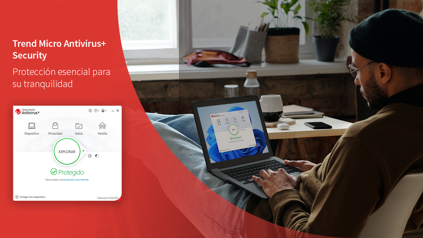Captura de pantalla de Trend Micro Antivirus Plus Security