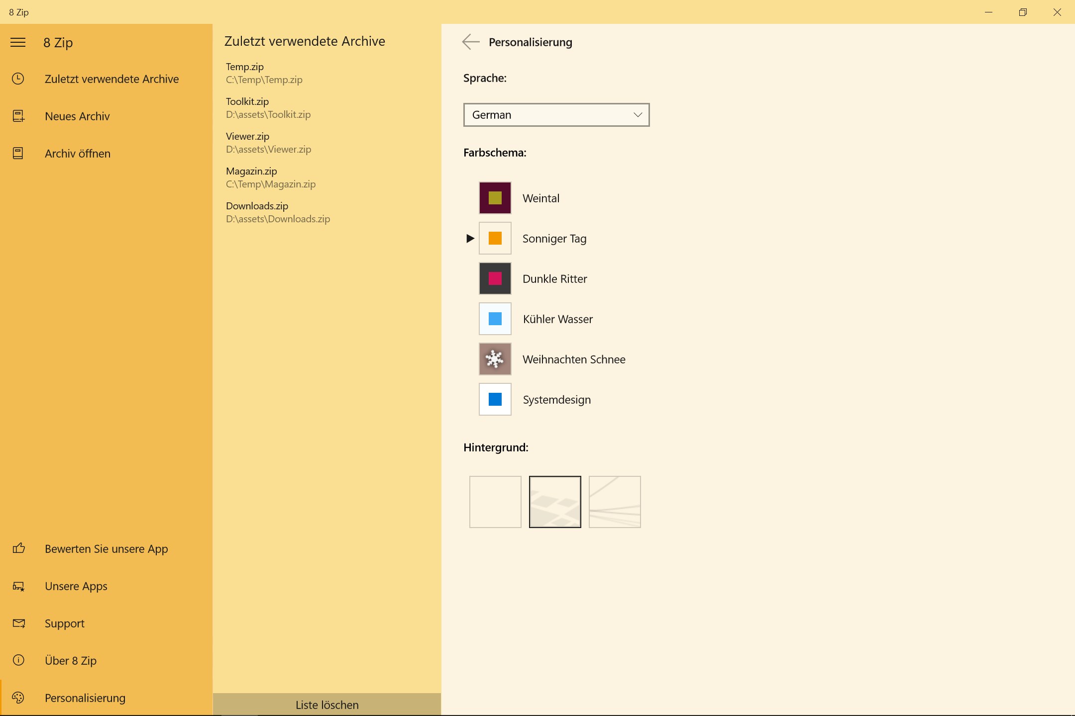 8 Zip Pro - advanced archiver. Create, unpack and encrypt. Screenshot