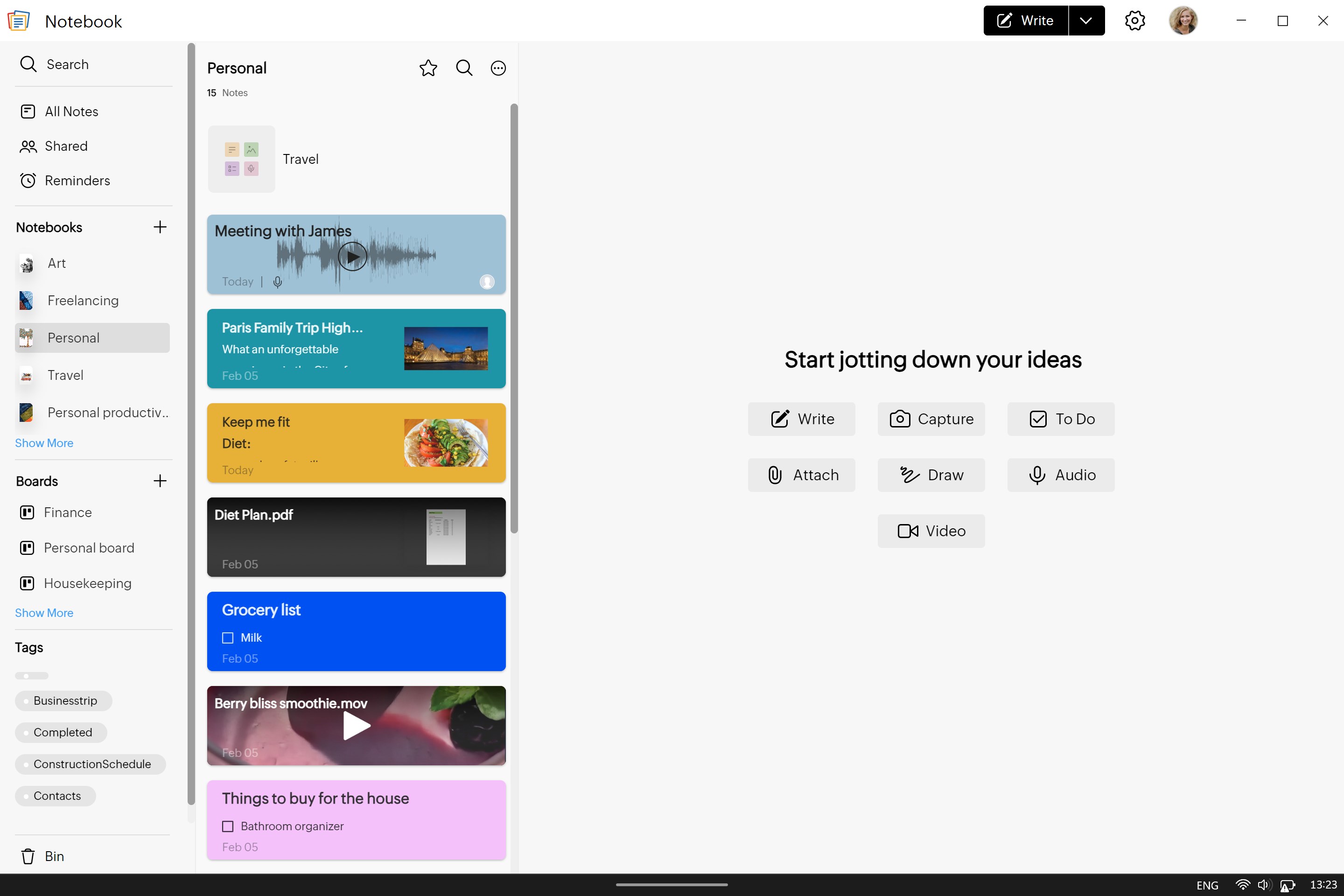 Notebook - Notes & To-Do Screenshot