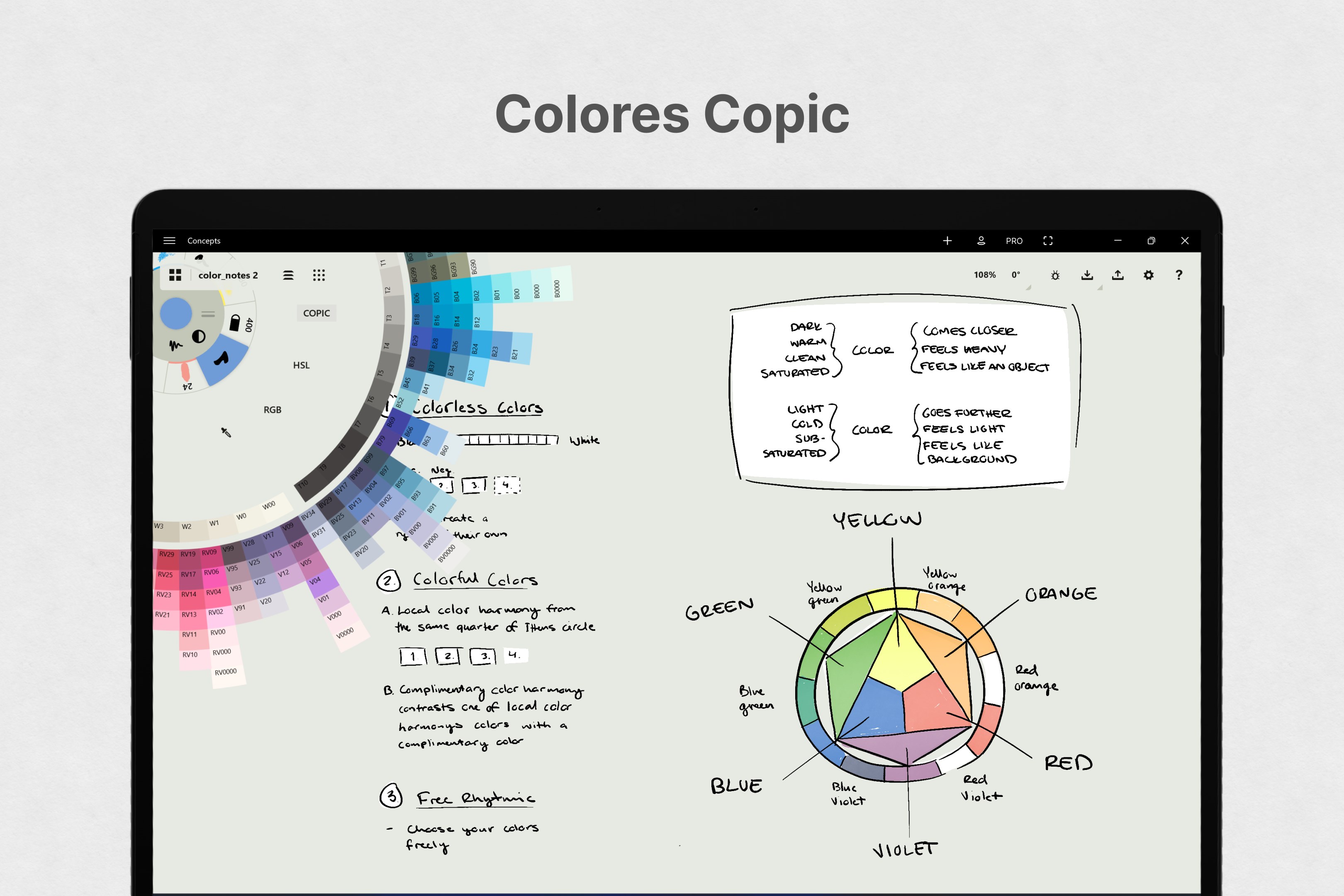 Captura de pantalla de Concepts