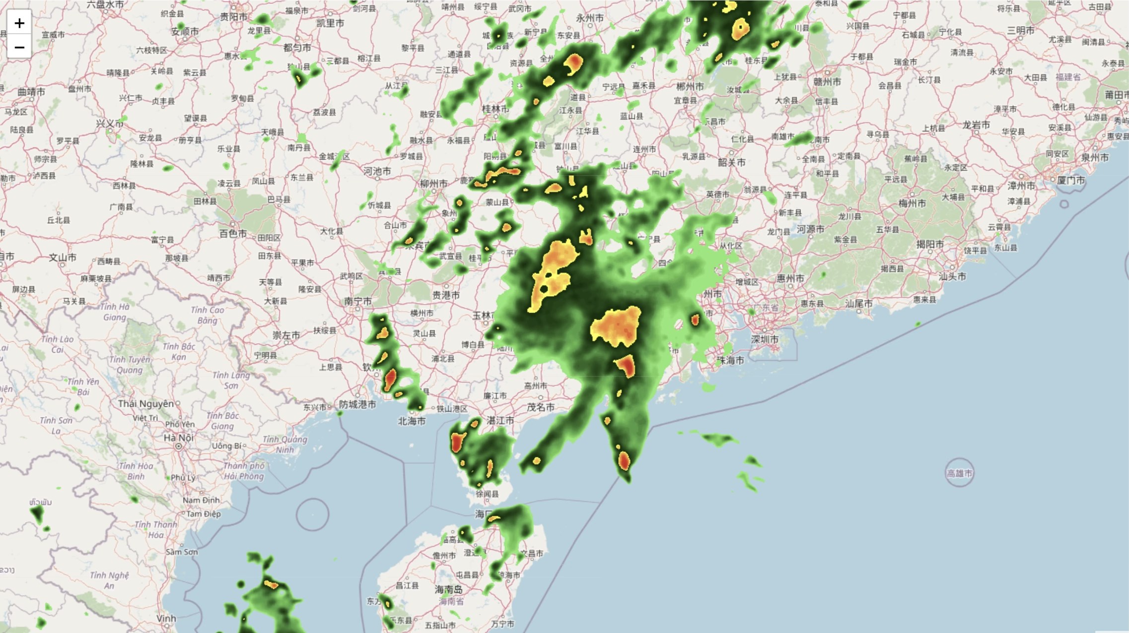 Wetterradar Pro. Screenshot