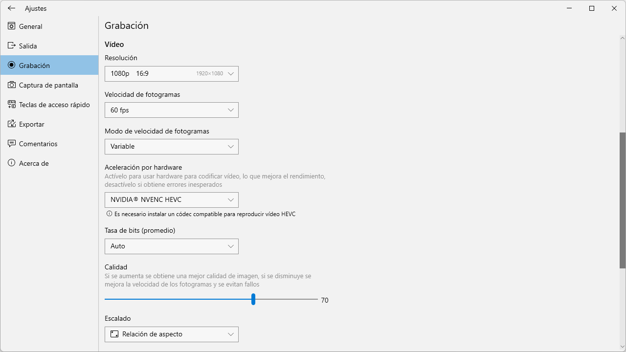 Captura de pantalla de Screenbits - Screen Recorder (Grabador de pantalla)