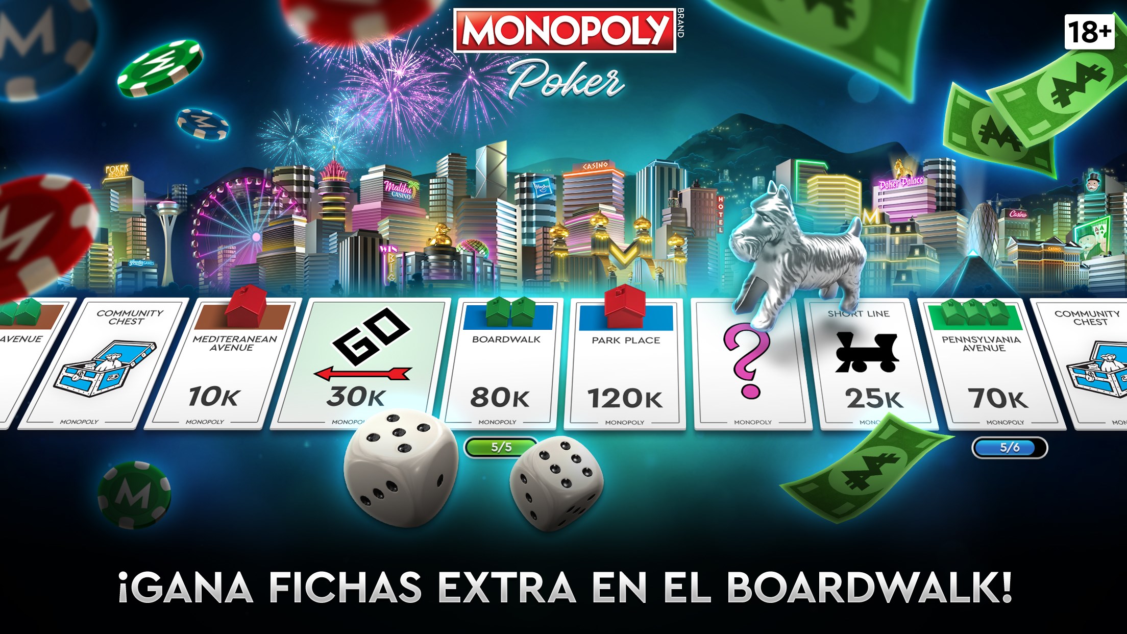 Captura de pantalla de MONOPOLY Poker